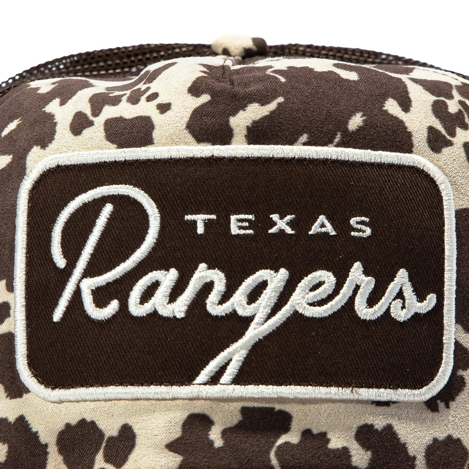 47 Brand Bessie Texas Rangers Hitch Snapback Hat - Brown - Image 3