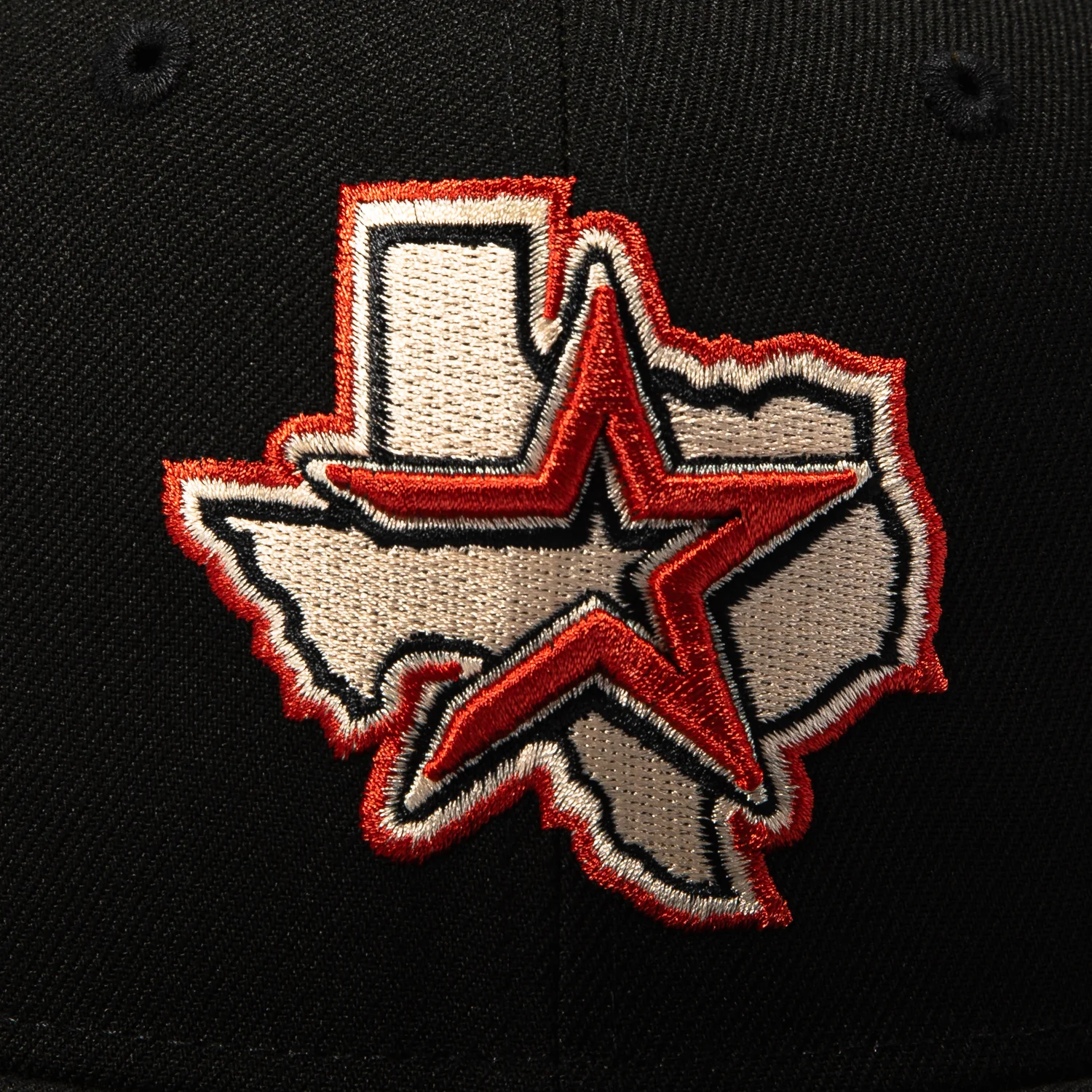 New Era 59Fifty Black Dome Houston Astros 2005 World Series Patch Alternate Hat - Black - Image 4
