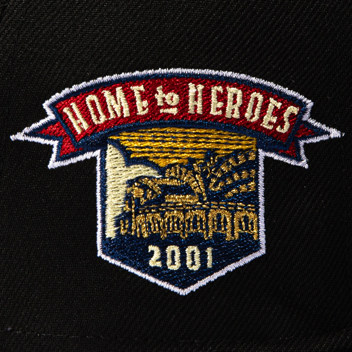New Era 59Fifty Black Dome Milwaukee Brewers 2001 Home to Heroes Patch 2000 Hat - Black - Image 5