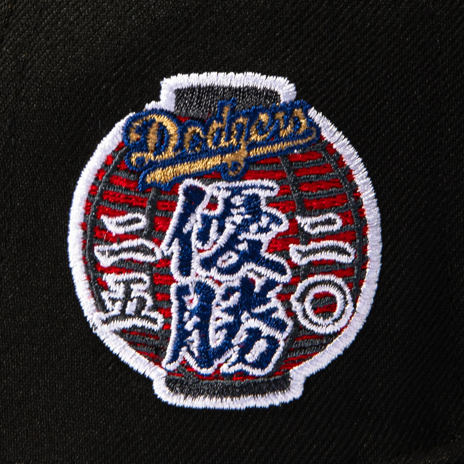 New Era 59Fifty Black Dome Los Angeles Dodgers 2025 World Series Lantern Patch Hat - Black - Image 5