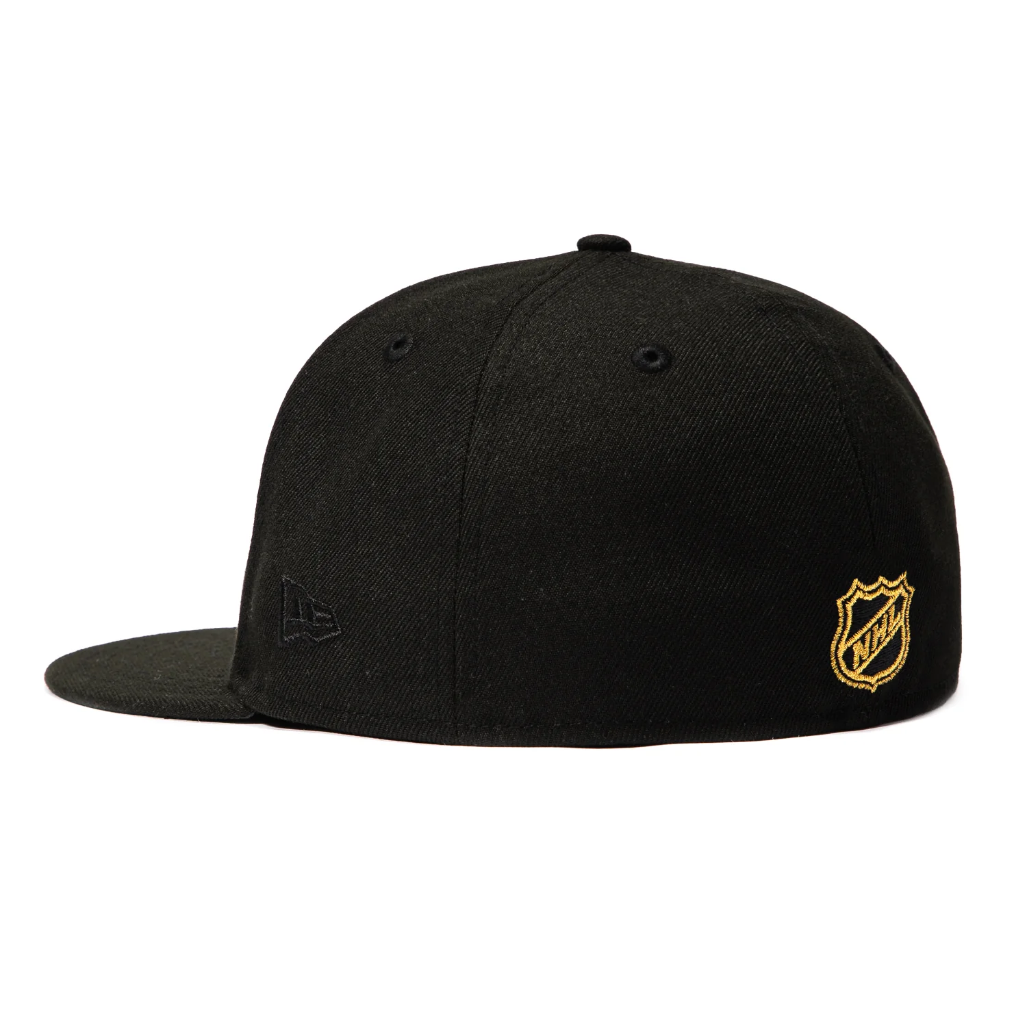 New Era 59Fifty Black Dome Vegas Golden Knights 2022 All Star Game Patch V Hat - Black - Image 3