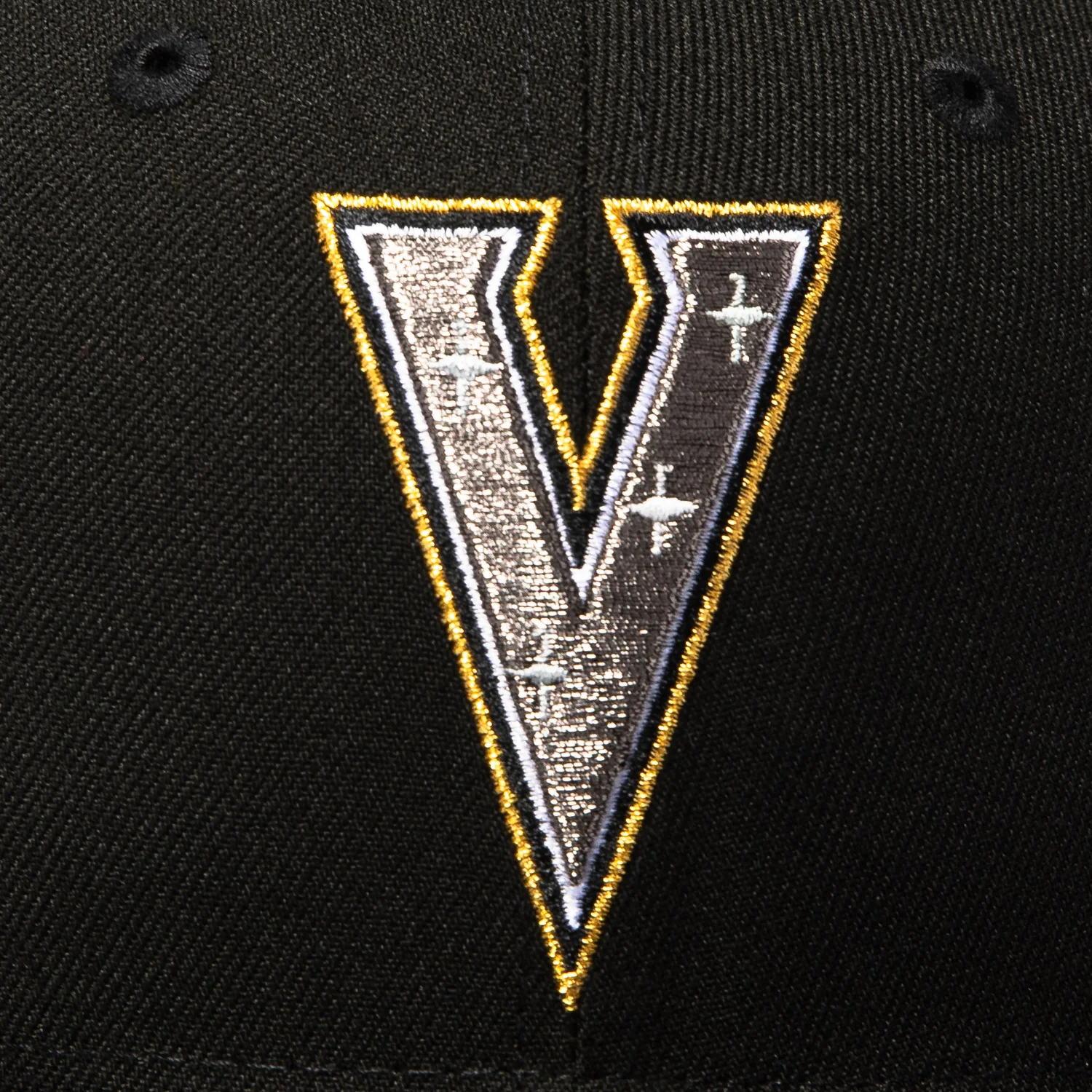 New Era 59Fifty Black Dome Vegas Golden Knights 2022 All Star Game Patch V Hat - Black - Image 4