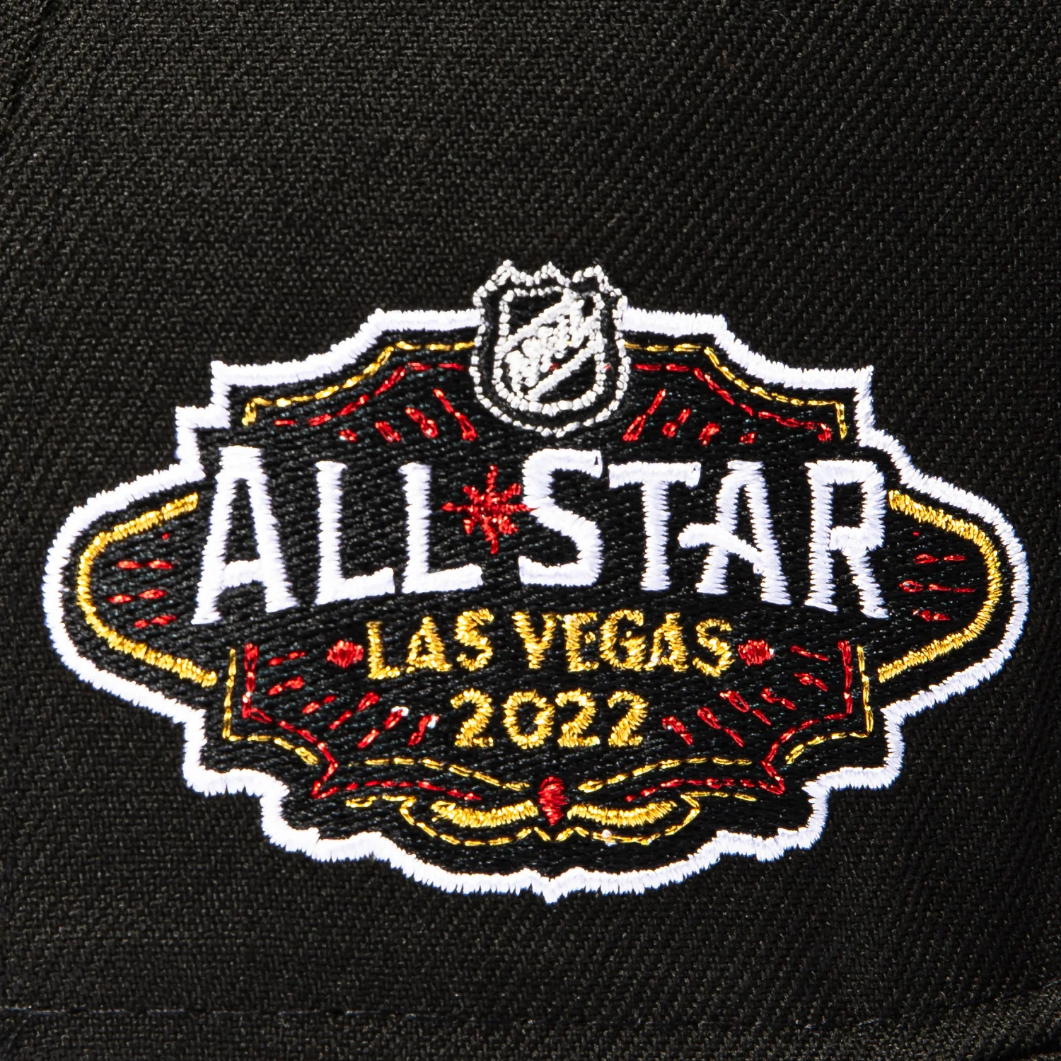 New Era 59Fifty Black Dome Vegas Golden Knights 2022 All Star Game Patch V Hat - Black - Image 5