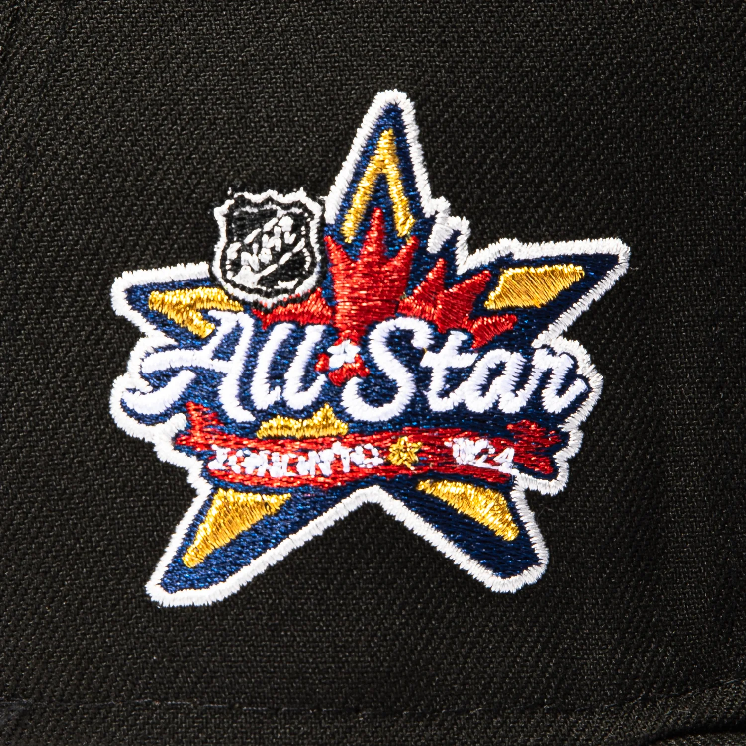 New Era 59Fifty Black Dome Toronto Maple Leafs 2024 All Star Game Patch Hat - Black - Image 5