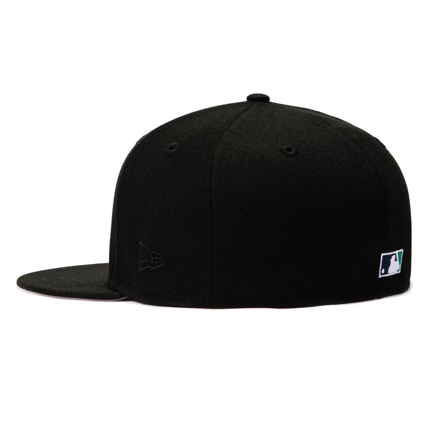 New Era 59Fifty Black Dome Seattle Mariners 50th Anniversary Patch 1987 Hat - Black - Image 3