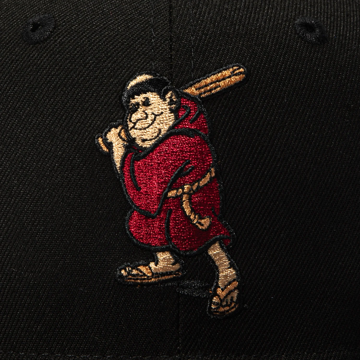 New Era 59Fifty Black Dome San Diego Padres 1998 World Series Patch Swinging Friar Hat - Black - Image 4
