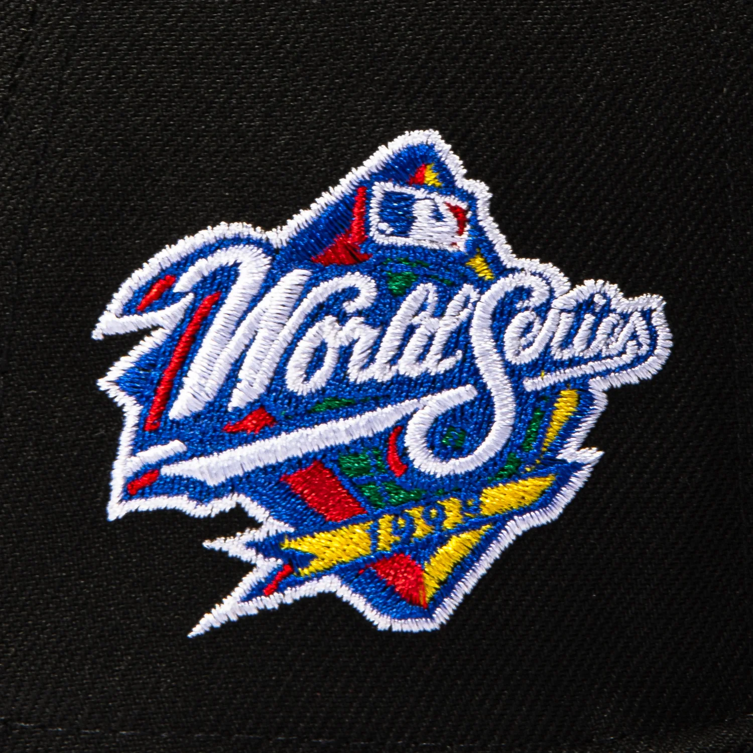 New Era 59Fifty Black Dome San Diego Padres 1998 World Series Patch Swinging Friar Hat - Black - Image 5