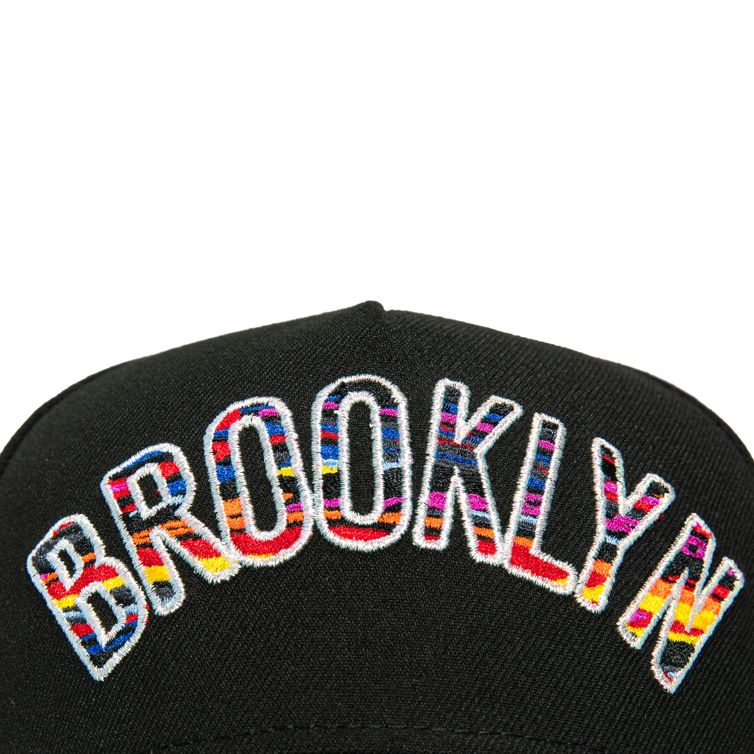 New Era 9Forty A-Frame Black Dome Brooklyn Nets 2015 All Star Game City Patch Arch Snapback Hat - Black - Image 3