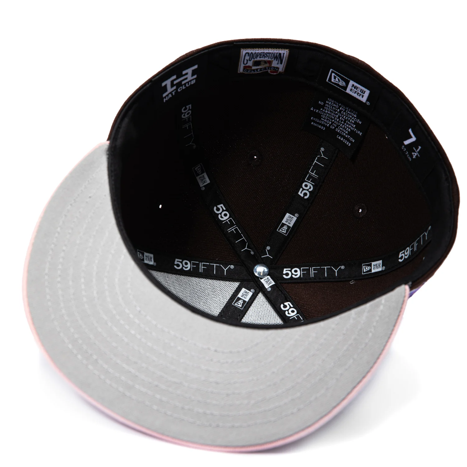 New Era 59Fifty Blossom Houston Astros 2005 World Series Patch Hat - Brown, Pink - Image 2