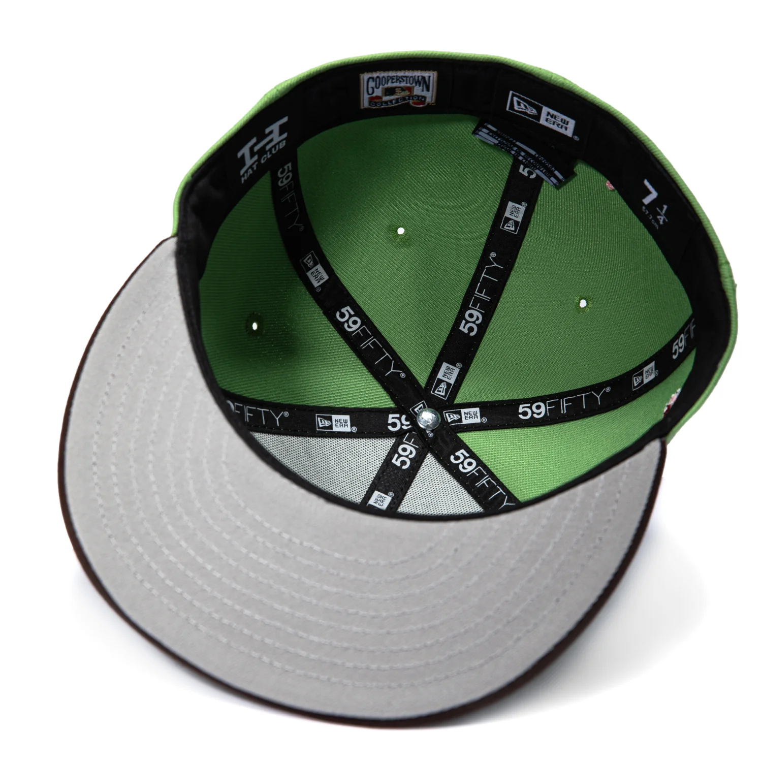 New Era 59Fifty Blossom San Francisco Giants 25th Anniversary Patch Script Hat - Matcha, Brown - Image 2