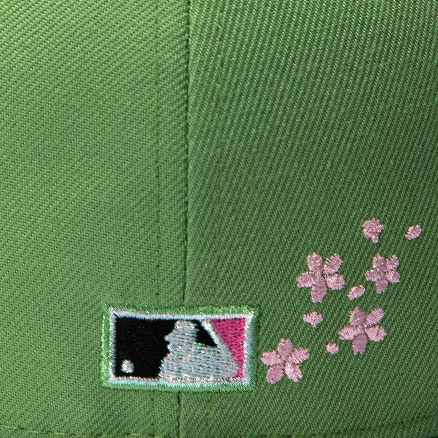 New Era 59Fifty Blossom San Francisco Giants 25th Anniversary Patch Script Hat - Matcha, Brown - Image 6