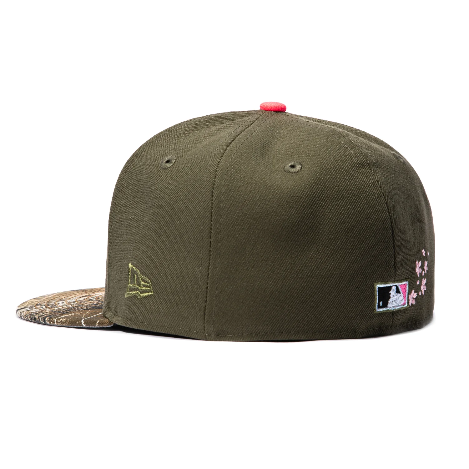 New Era 59Fifty Blossom Baltimore Orioles 1994 All Star Game Patch Hat - Olive, Realtree - Image 3