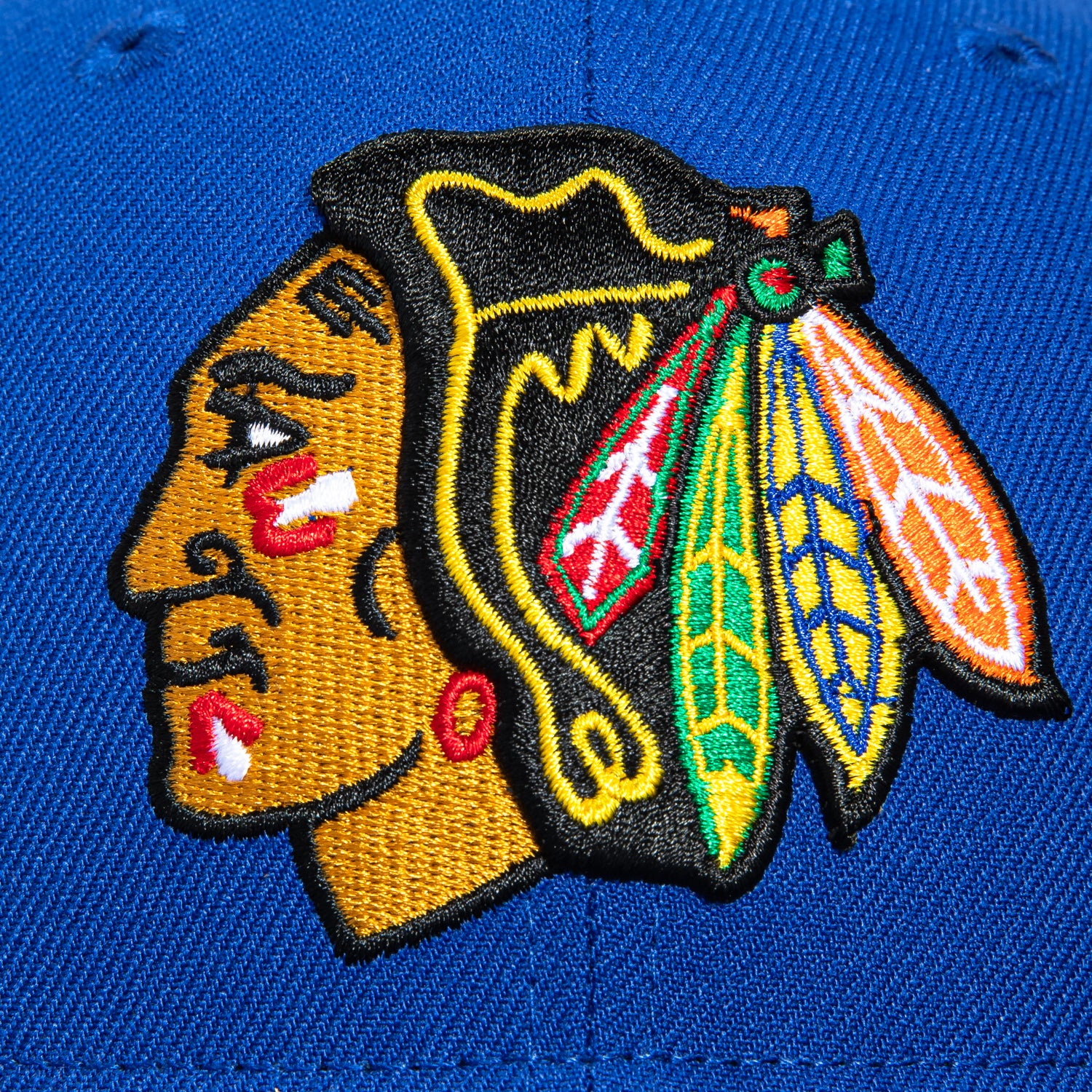New Era 59Fifty Blue Ice Chicago Blackhawks Chicago Stadium Patch Hat - Royal, Royal - Image 4