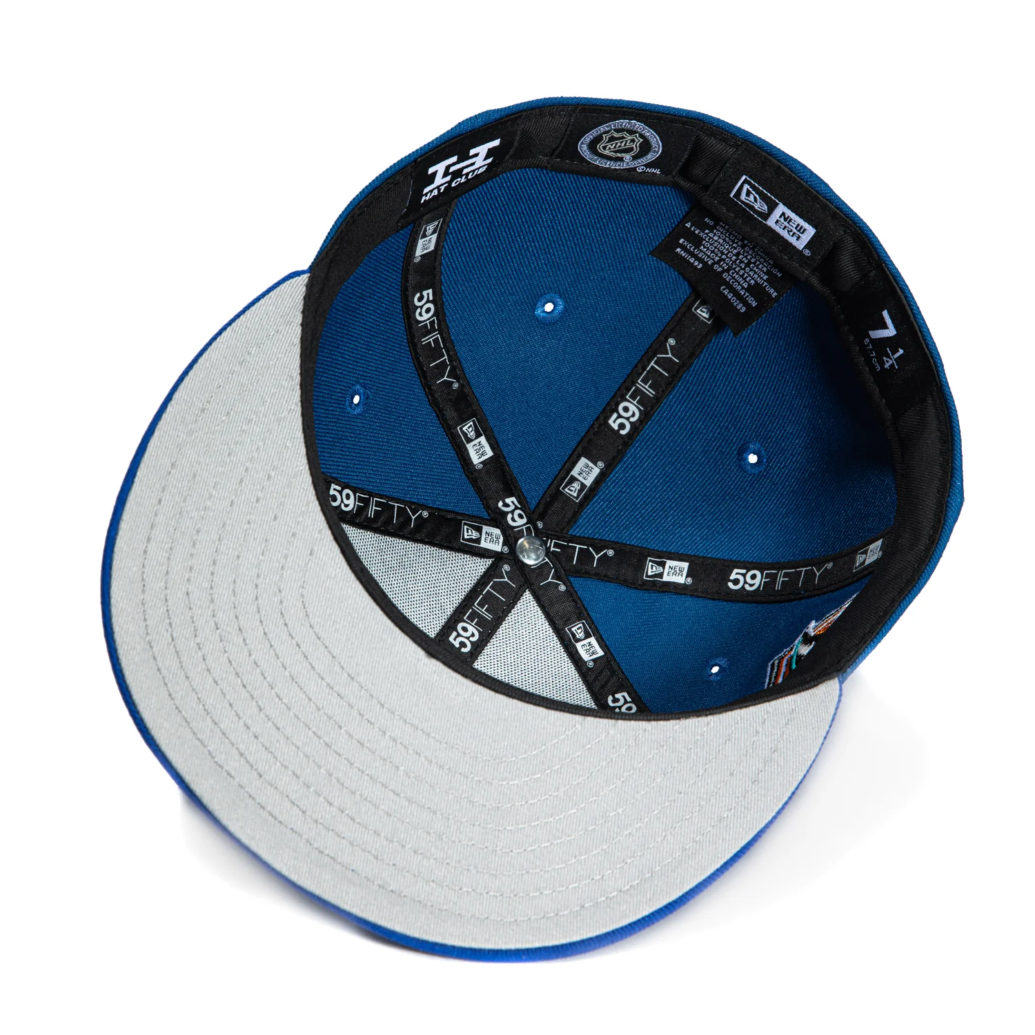 New Era 59Fifty Blue Ice San Jose Sharks 20th Anniversary Patch Alternate Hat - Royal, Royal - Image 2