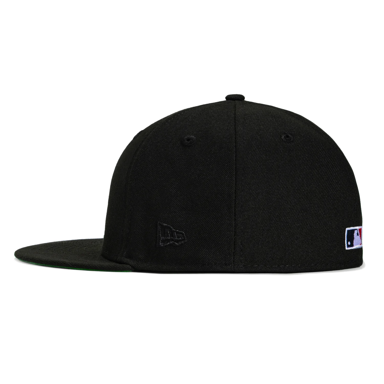 New Era 59Fifty Black Dome Atlanta Braves Inaugural Patch Hat - Black - Image 3