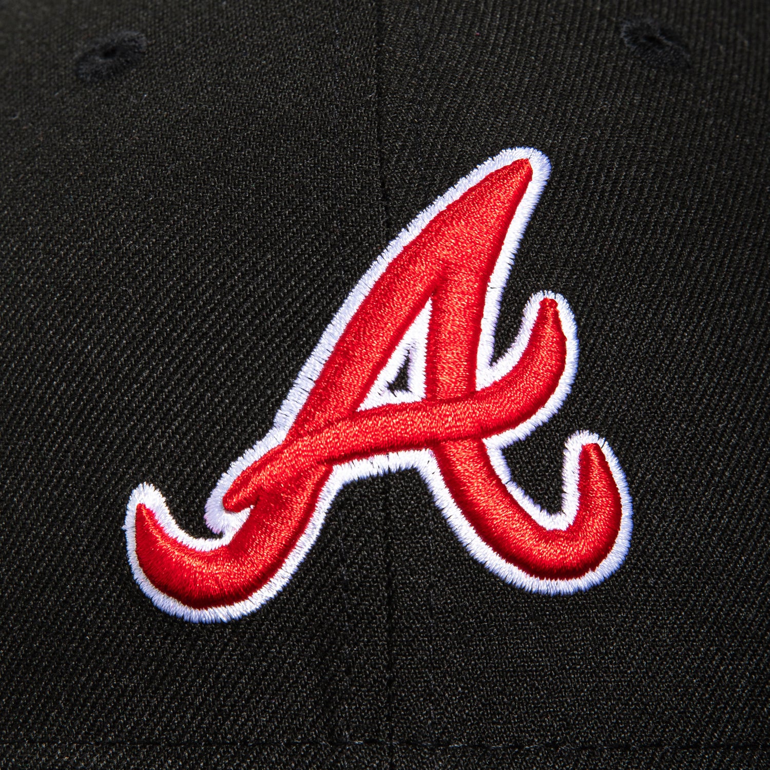 New Era 59Fifty Black Dome Atlanta Braves Inaugural Patch Hat - Black - Image 4