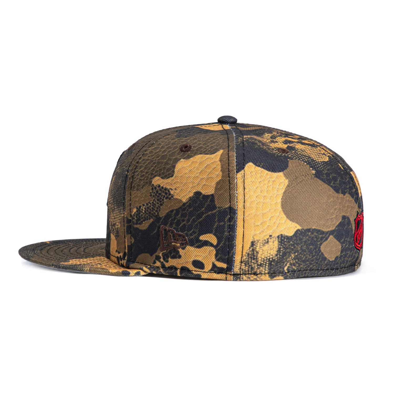 New Era 59Fifty Camo Skin Chicago Blackhawks Hat - Brown - Image 3