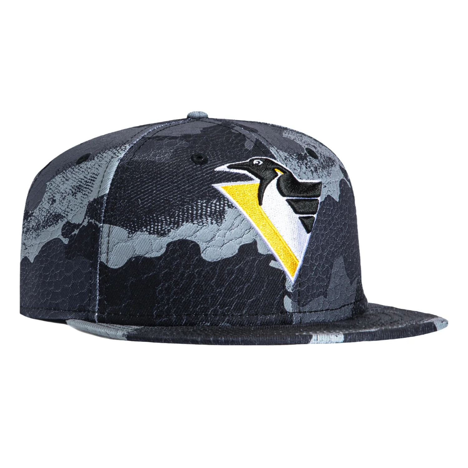 New Era 59Fifty Camo Skin Pittsburgh Penguins 1992 Hat - Black