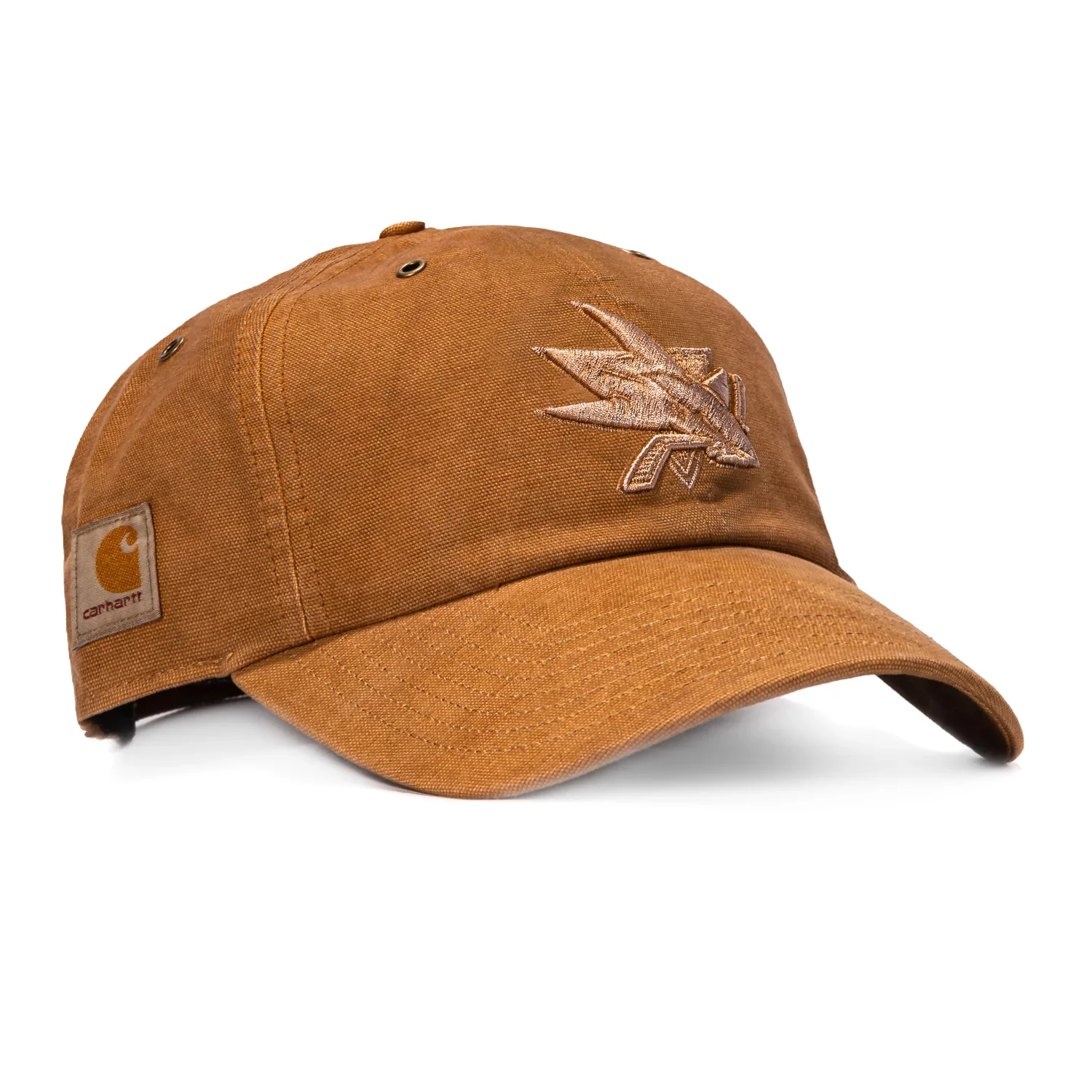 47 Brand x Carhartt Dyed San Jose Sharks Cleanup Adjustable Hat - Brown