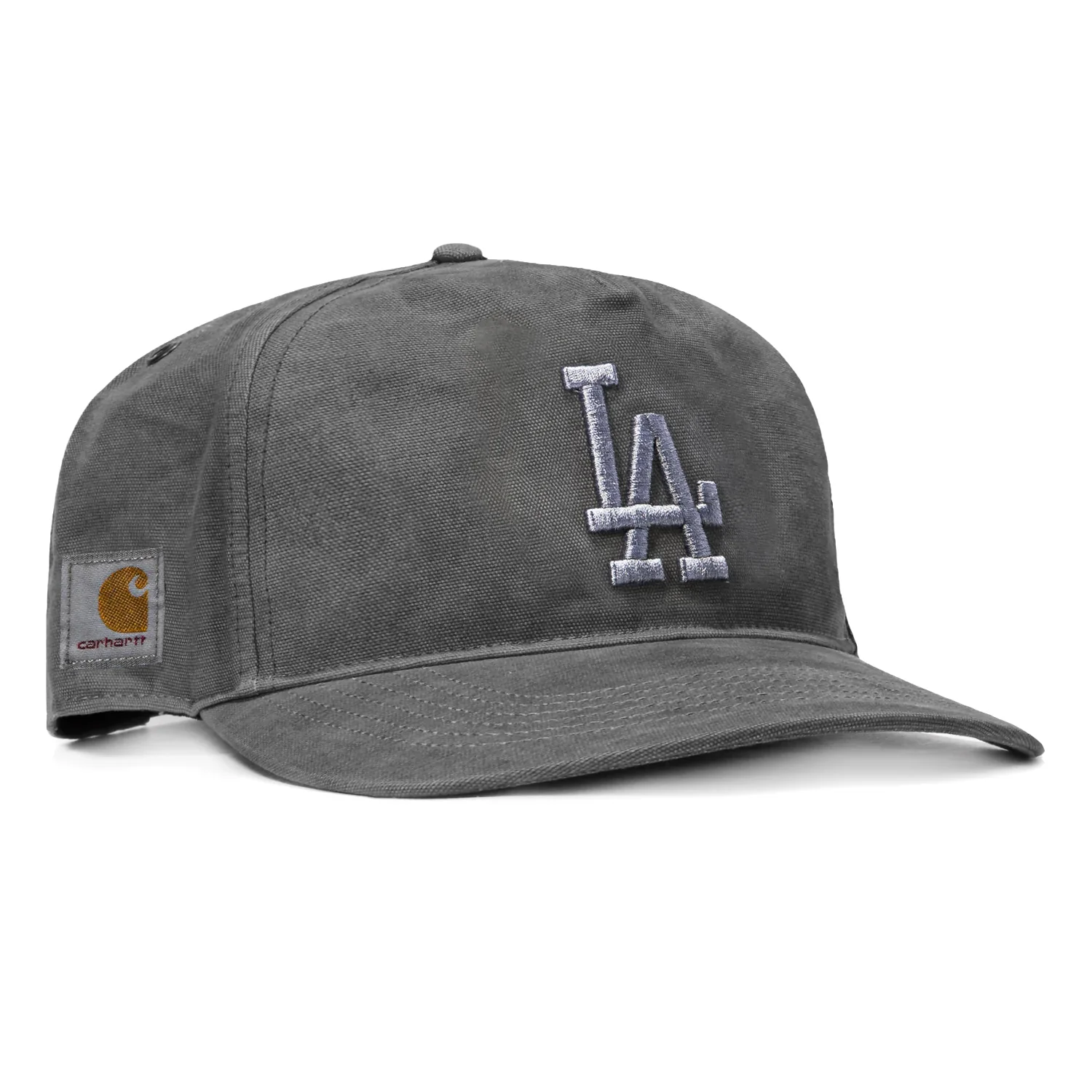 47 Brand x Carhartt Dyed Los Angeles Dodgers Hitch Adjustable Snapback Hat - Black