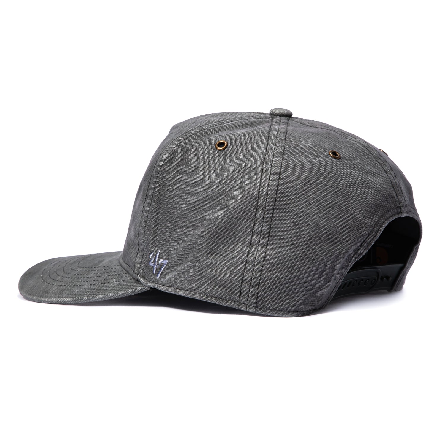 47 Brand x Carhartt Dyed Los Angeles Dodgers Hitch Adjustable Snapback Hat - Black - Image 2