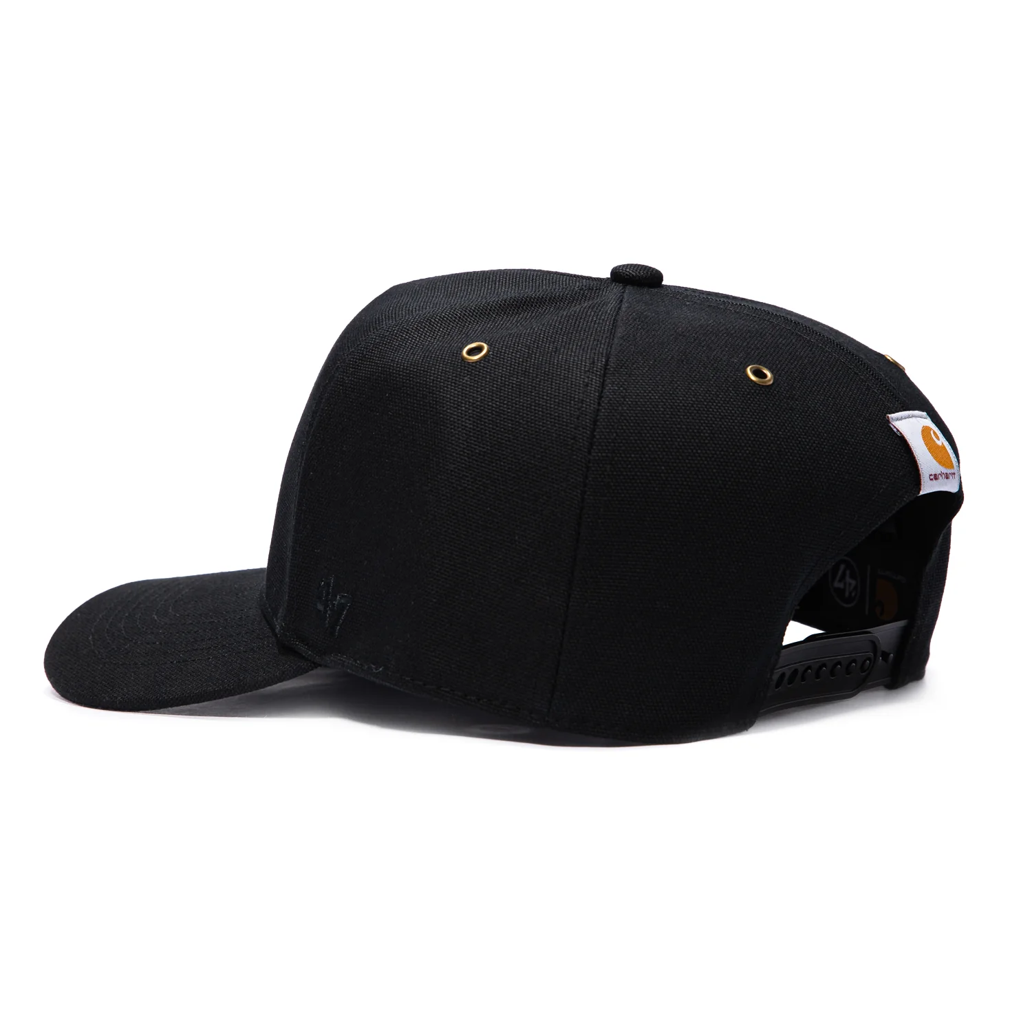 47 Brand x Carhartt Dyed Anaheim Ducks Hitch Adjustable Snapback Hat - Black - Image 2