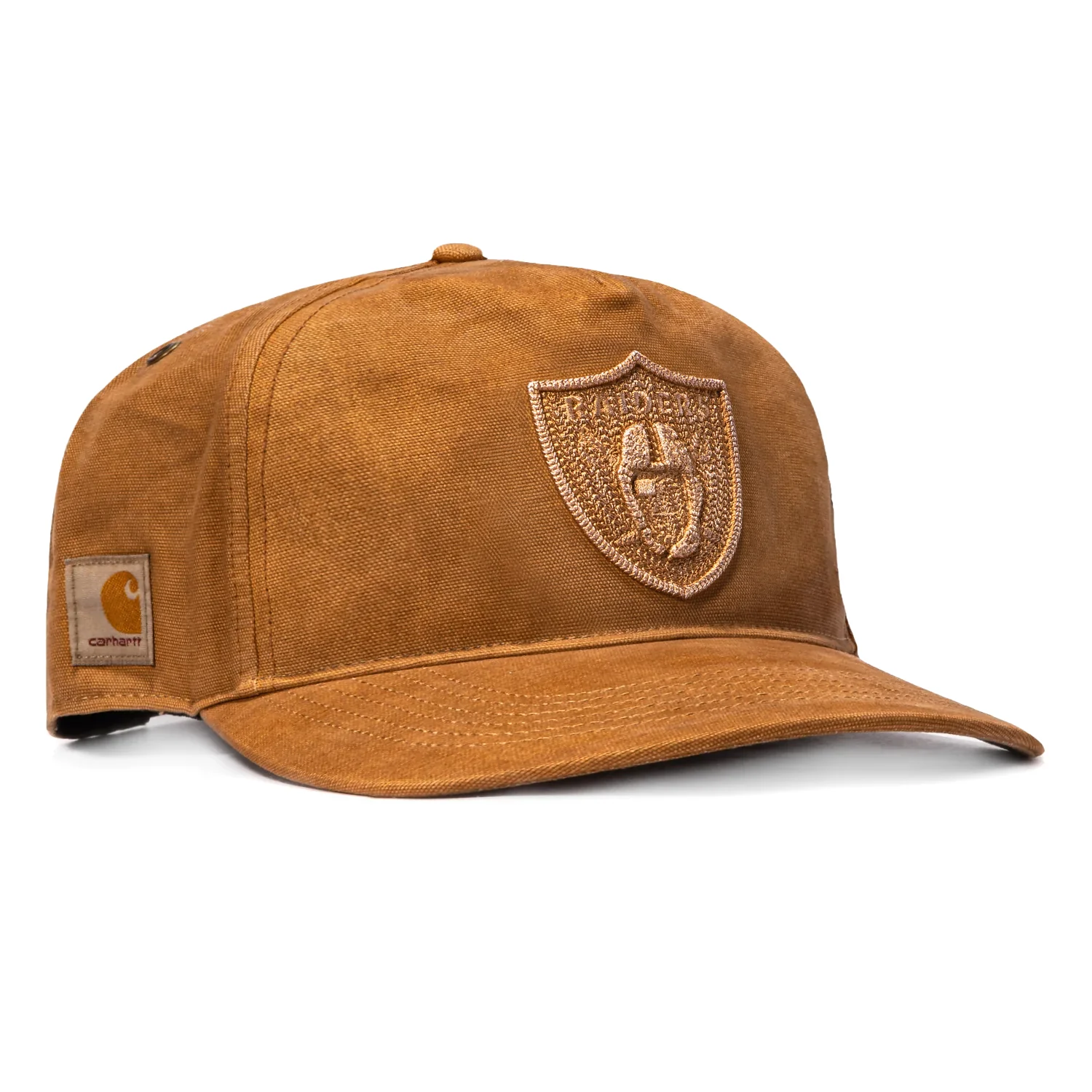 47 Brand x Carhartt Dyed Las Vegas Raiders Hitch Adjustable Snapback Hat - Brown