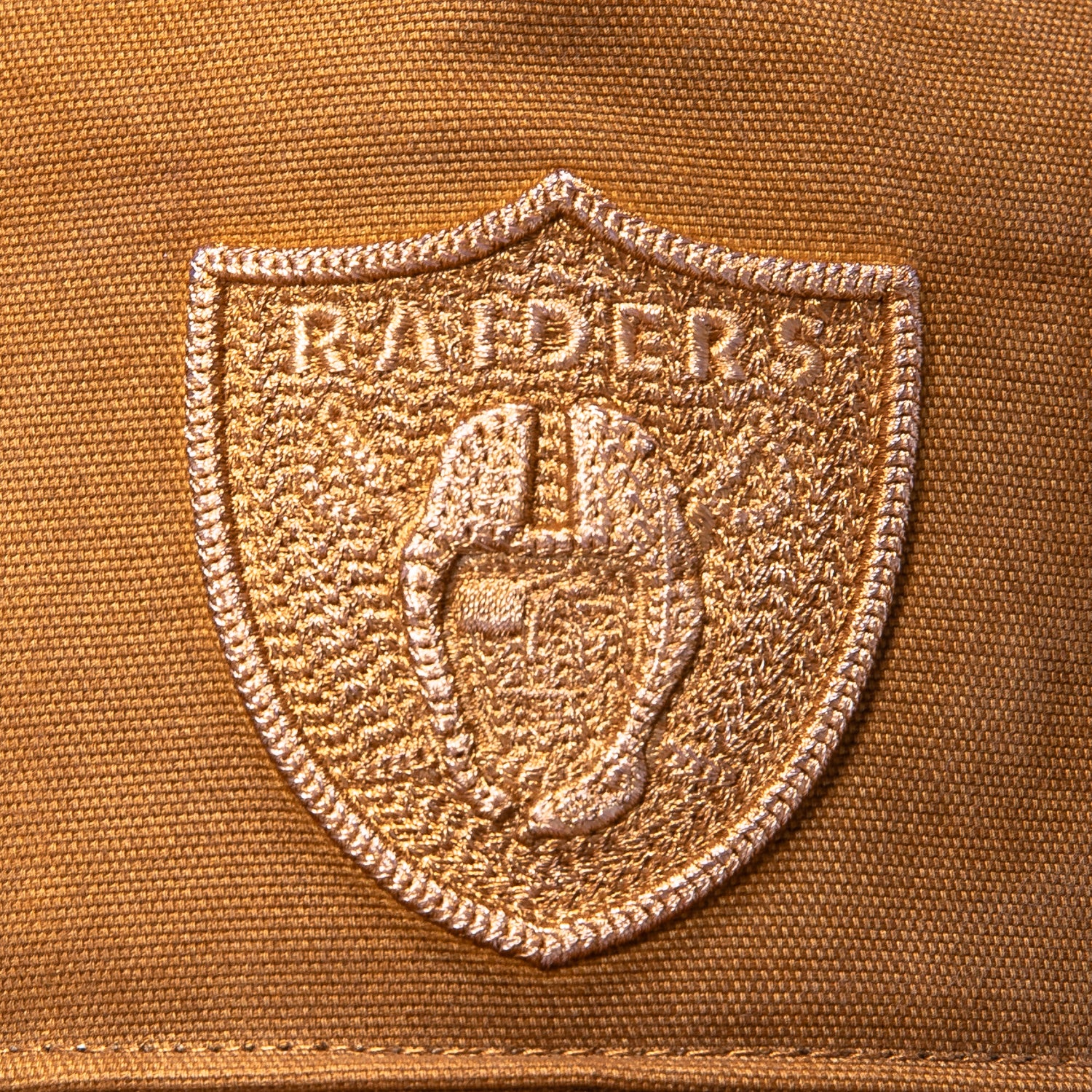 47 Brand x Carhartt Dyed Las Vegas Raiders Hitch Adjustable Snapback Hat - Brown - Image 3