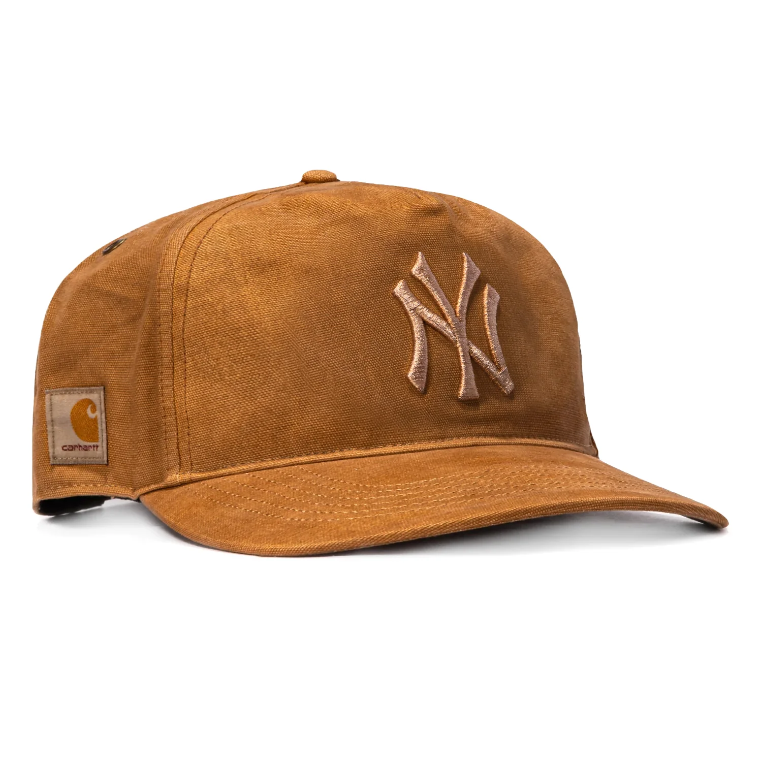 47 Brand x Carhartt Dyed New York Yankees Hitch Adjustable Snapback Hat - Brown