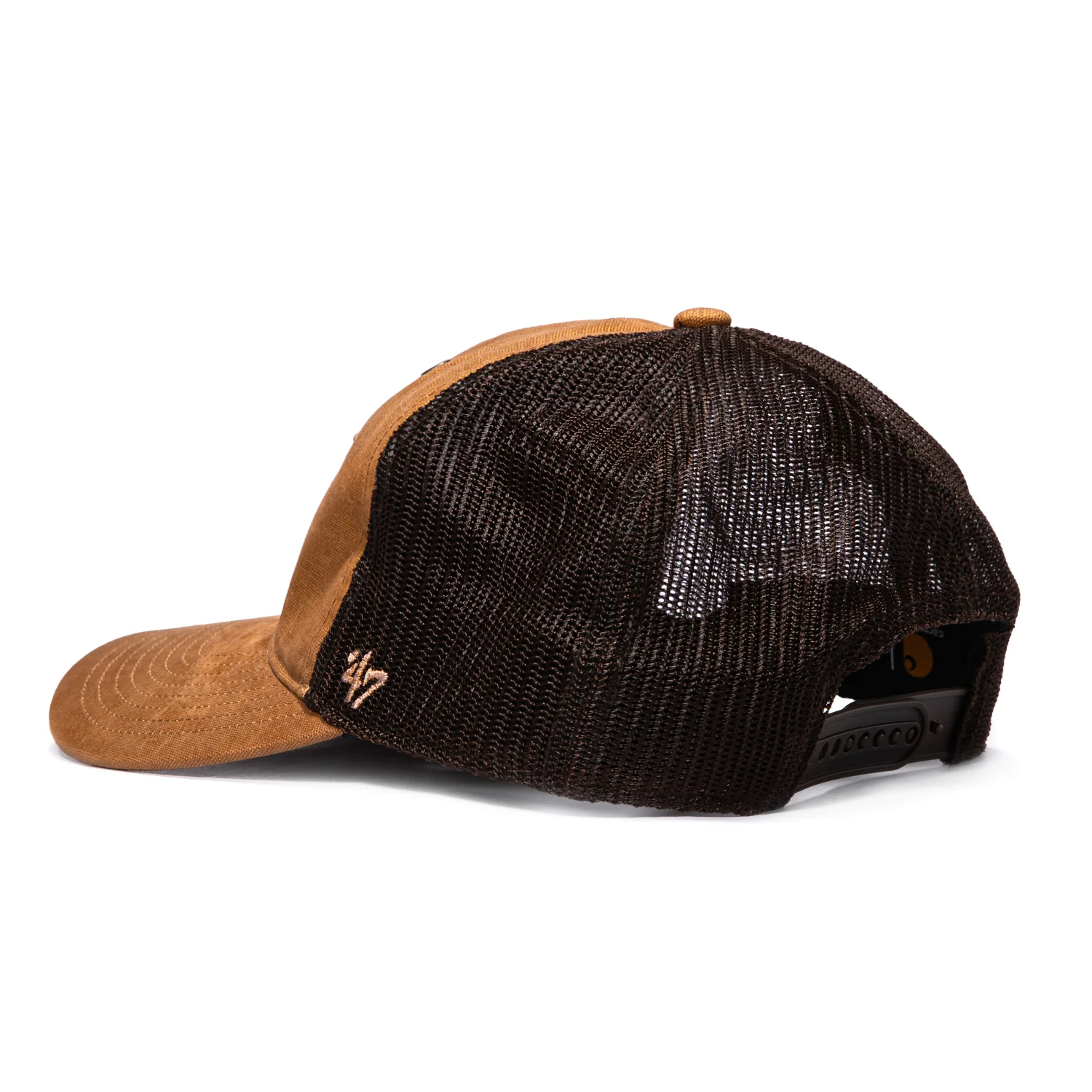 47 Brand x Carhartt Trucker Dyed Detroit Tigers Adjustable Snapback Hat - Brown - Image 2