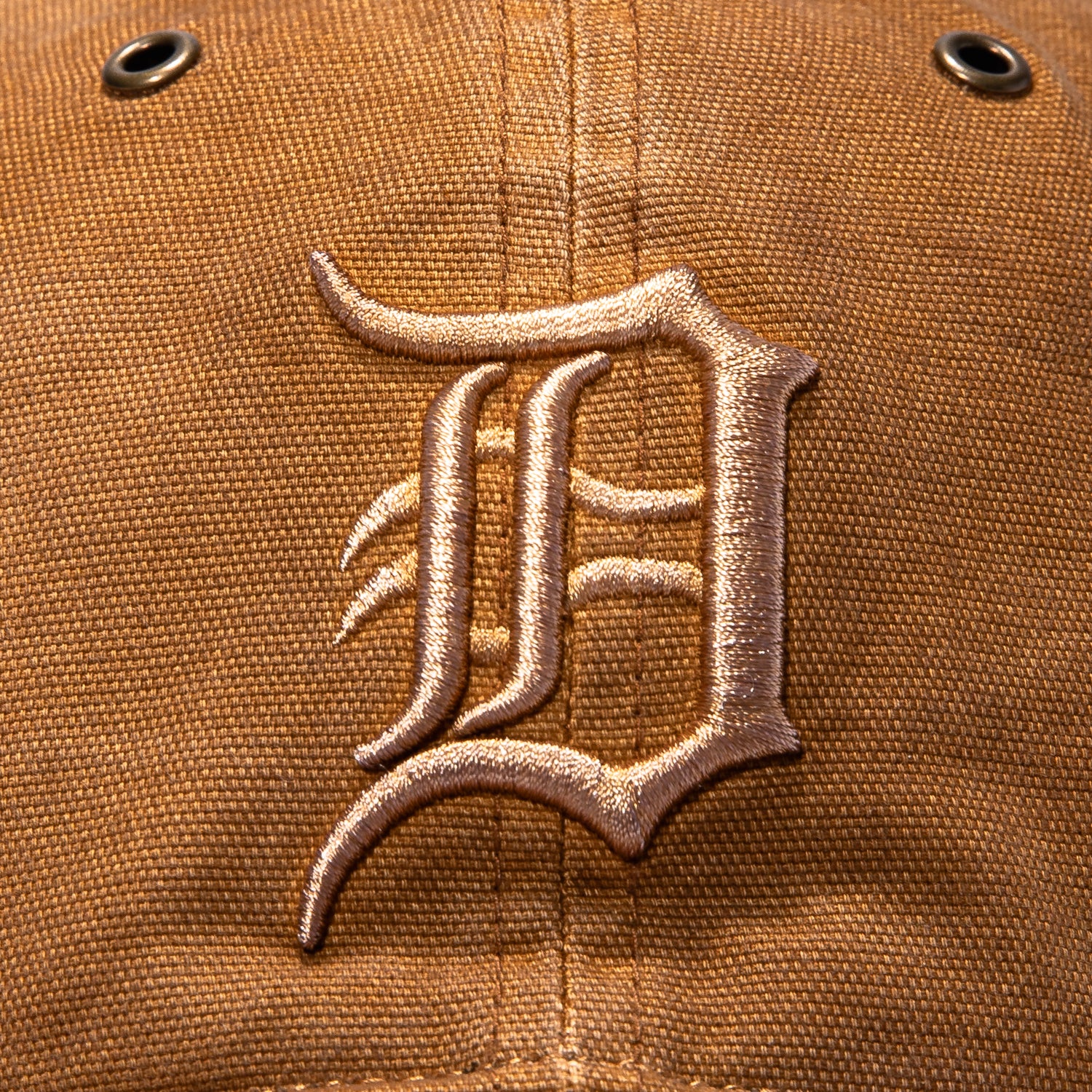 47 Brand x Carhartt Trucker Dyed Detroit Tigers Adjustable Snapback Hat - Brown - Image 3