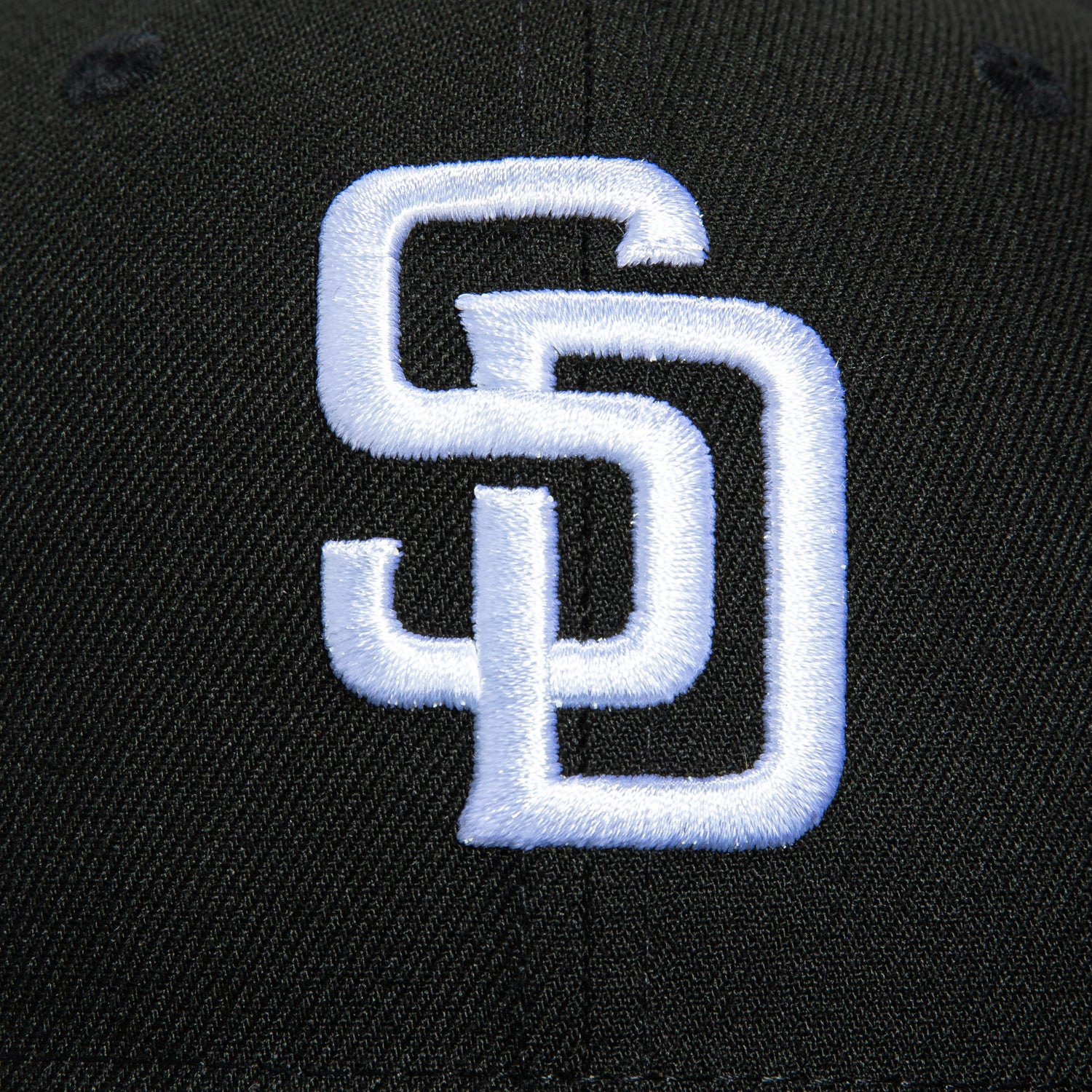 New Era 59Fifty San Diego Padres Hat - Black, White - Image 4