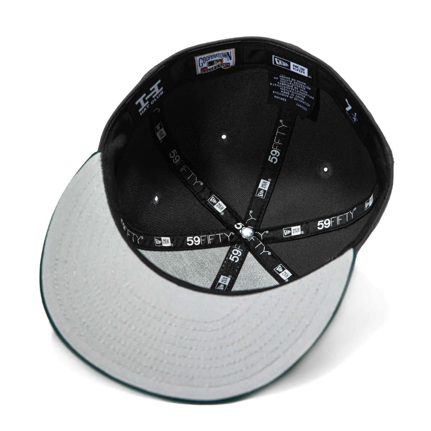 New Era 59Fifty Citrus Atlanta Braves 1999 World Series Patch Hat - Graphite, Green - Image 2