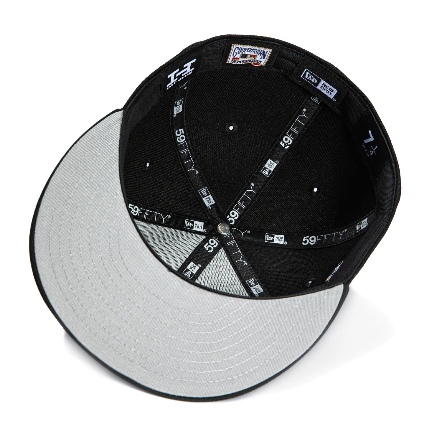 New Era 59Fifty Cleveland Guardians 1995 American League Champions Patch 1973 Hat - Black - Image 2