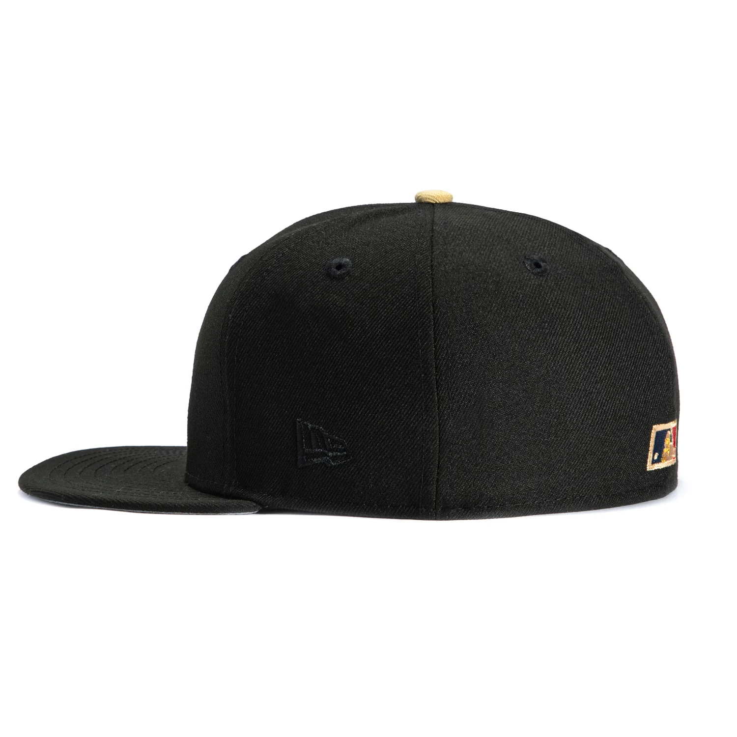 New Era 59Fifty Cleveland Guardians 1995 American League Champions Patch 1973 Hat - Black - Image 3