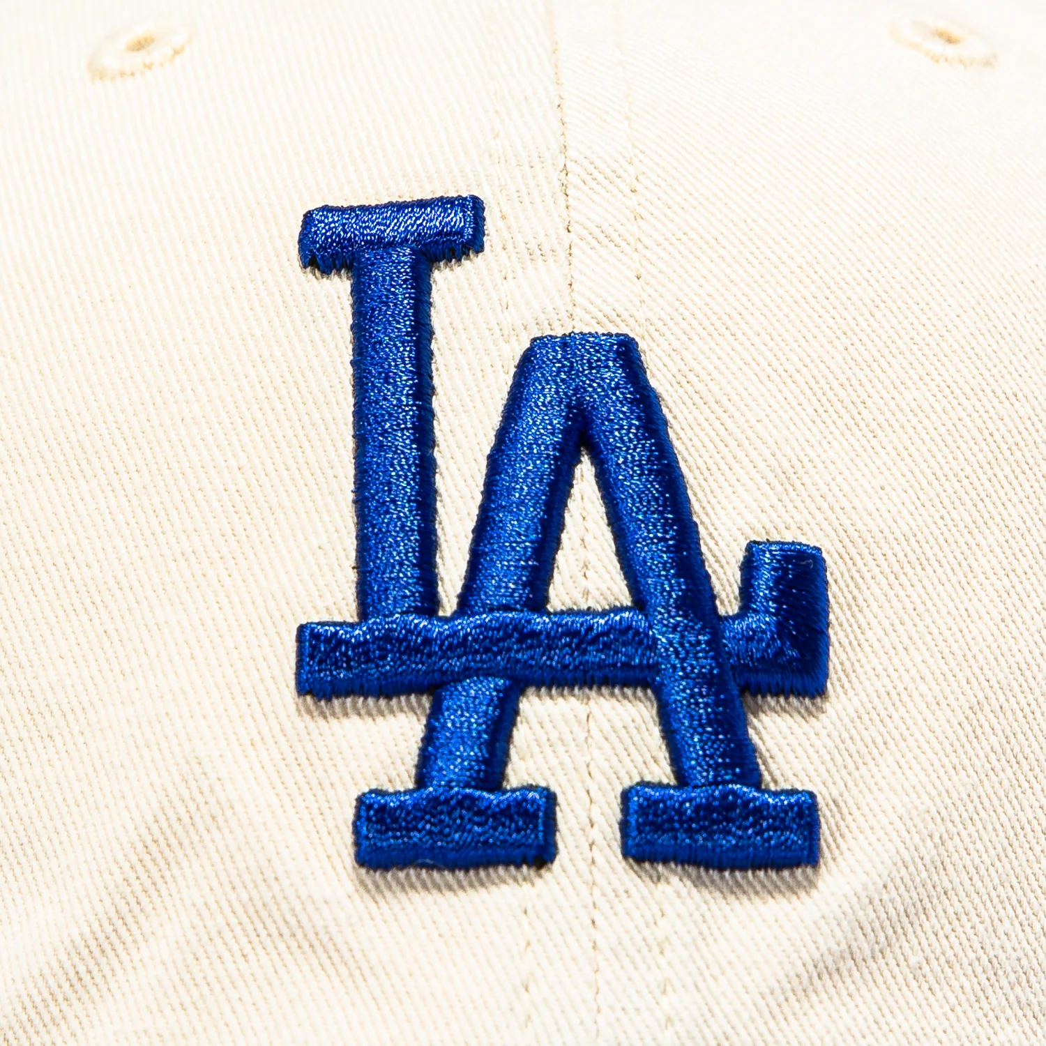 47 Brand Los Angeles Dodgers Cleanup Adjustable Hat - Stone, Royal - Image 3