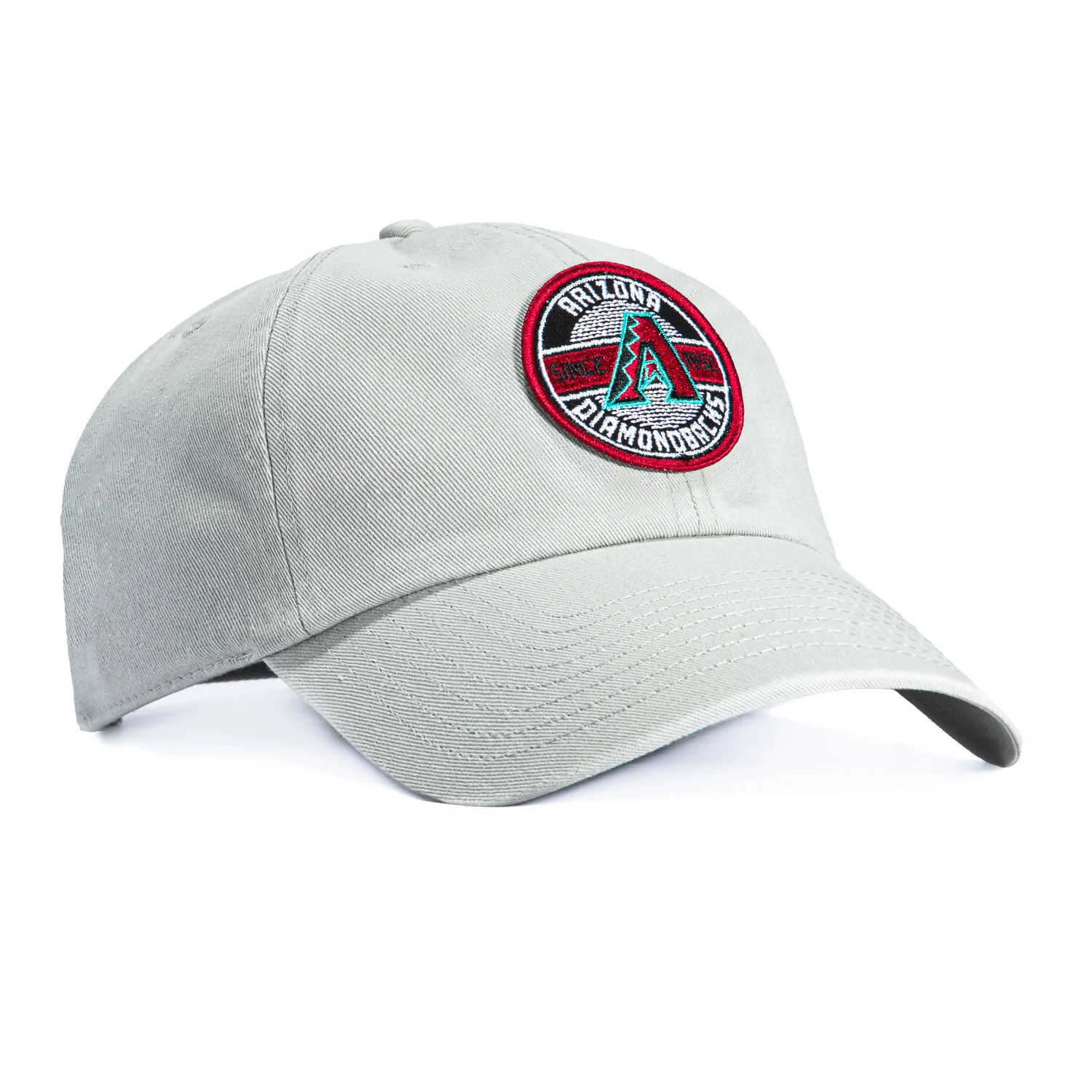 47 Brand Cleanup Arizona Diamondbacks Circle Est. 1998 Patch Strapback Hat - Grey