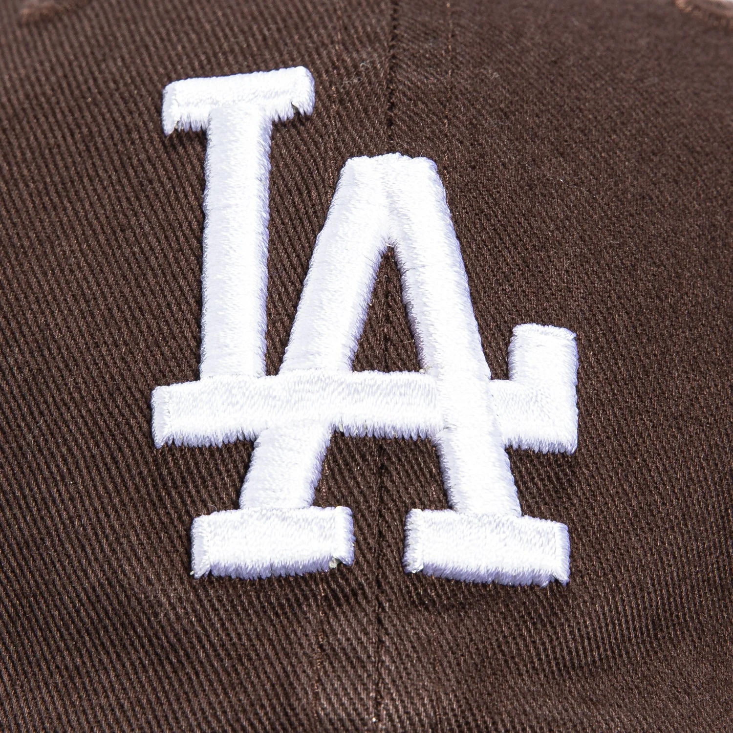 47 Brand Los Angeles Dodgers Cleanup Adjustable Hat - Brown, White - Image 3