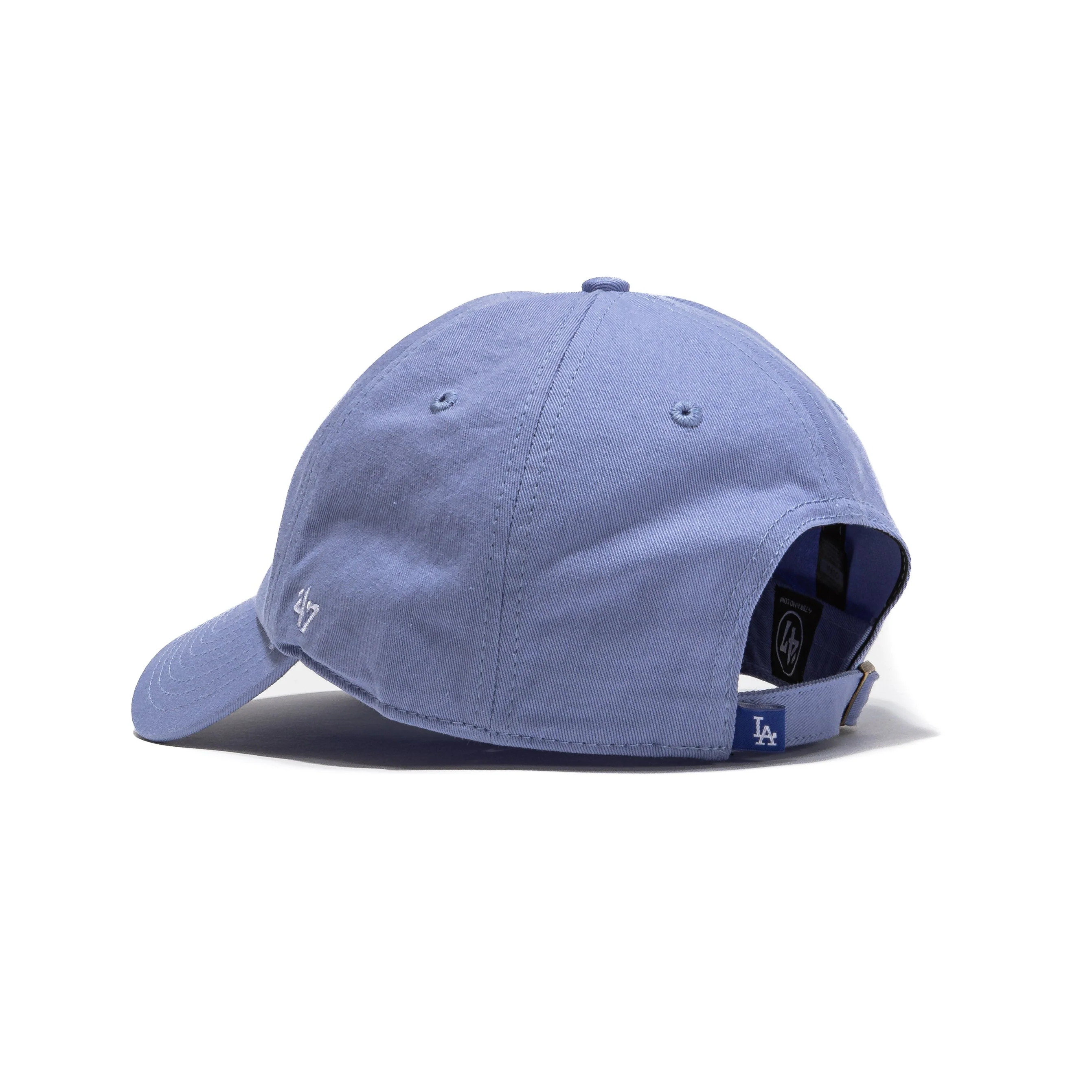 47 Brand Los Angeles Dodgers Cleanup Adjustable Hat - Lavender, White - Image 2