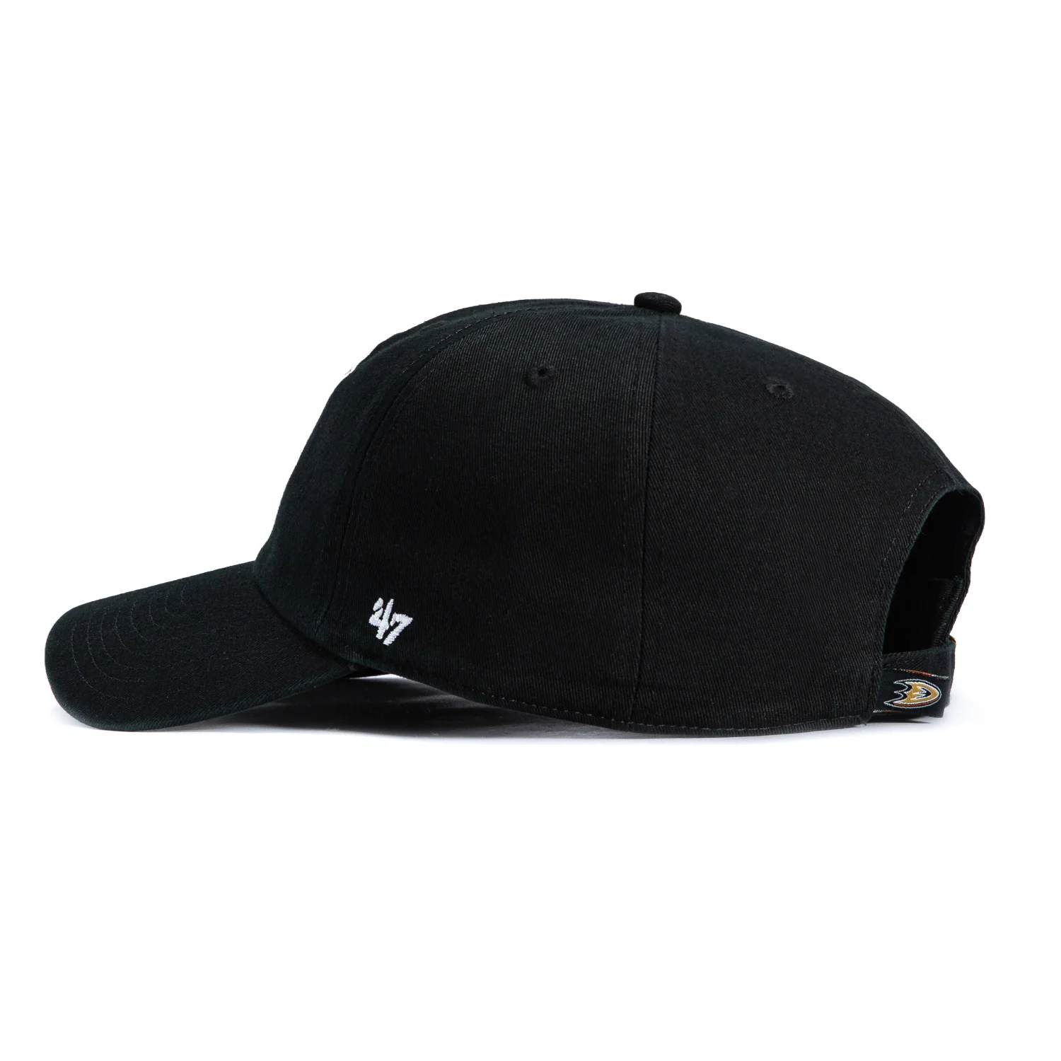 47 Brand Cleanup Anaheim Ducks Adjustable Strapback Hat - Black - Image 2