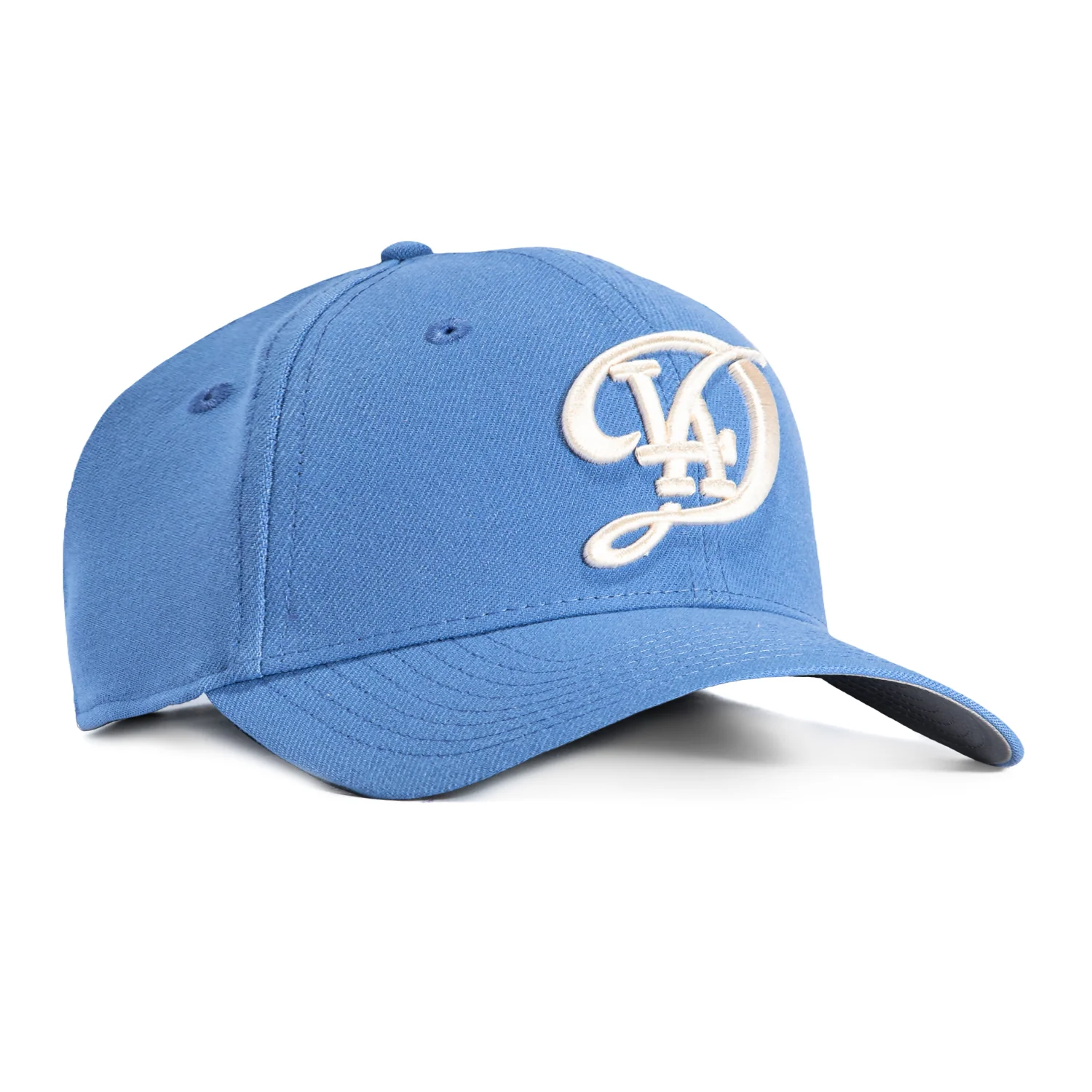 New Era 39Thirty Los Angeles Dodgers 2024 City Connect Stretch Fitted Hat - Light Blue