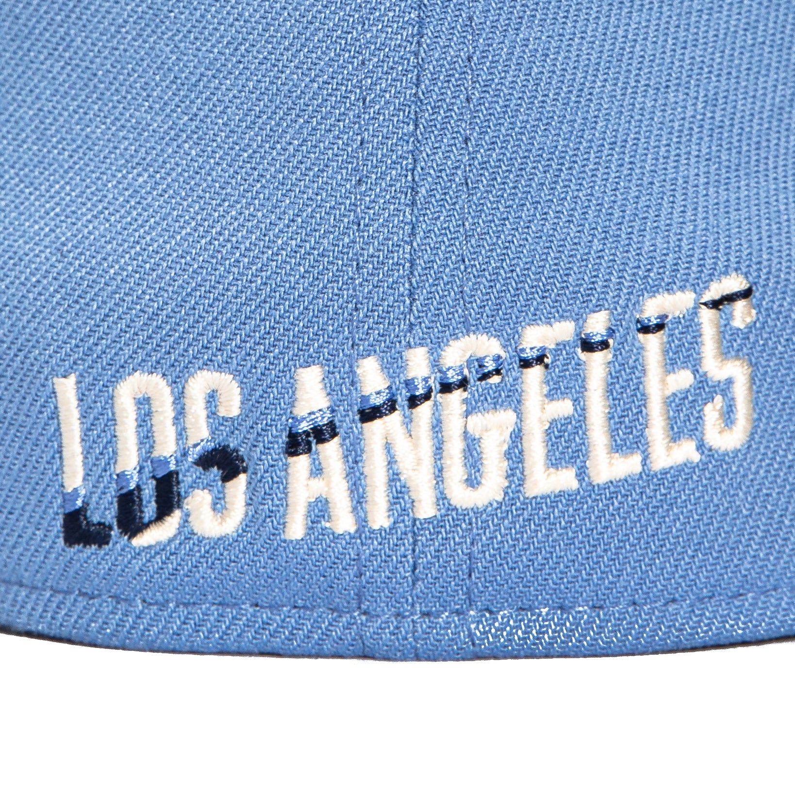New Era 39Thirty Los Angeles Dodgers 2024 City Connect Stretch Fitted Hat - Light Blue - Image 4