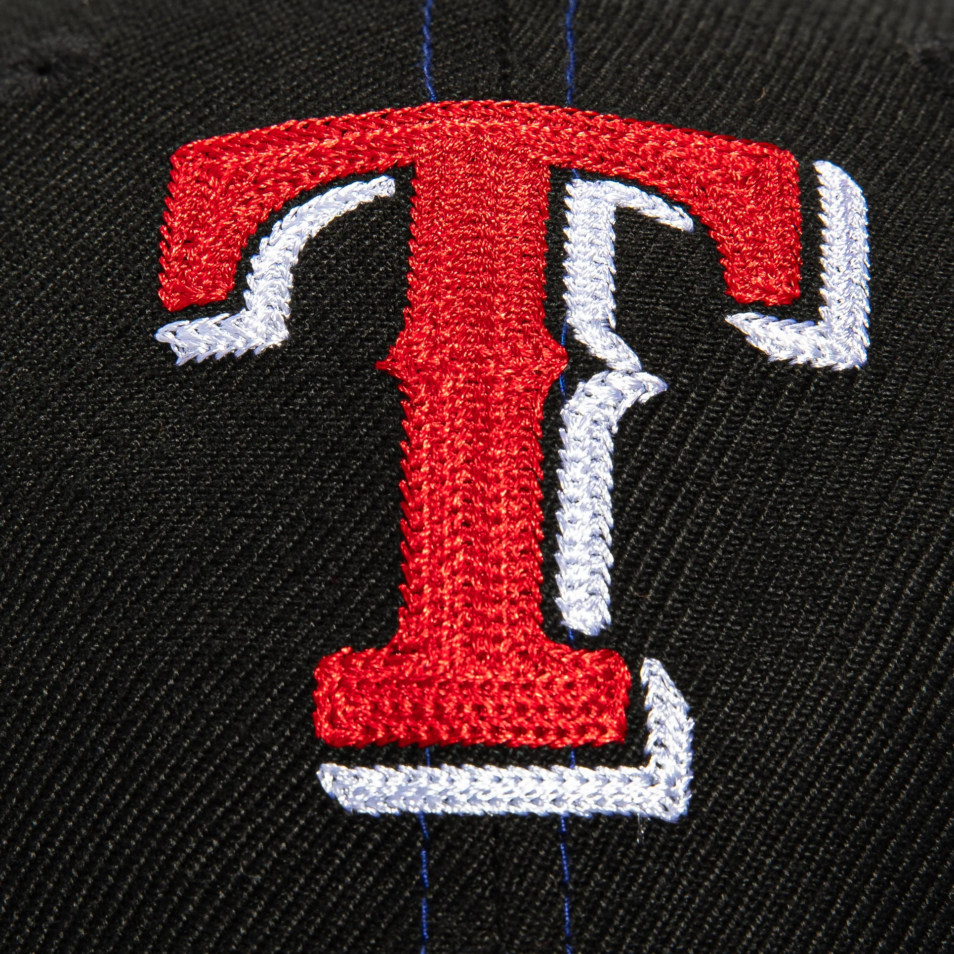 New Era 9Fifty Retro Crown Texas Rangers 1995 All Star Game Patch Snapback Hat - Black, Royal - Image 3