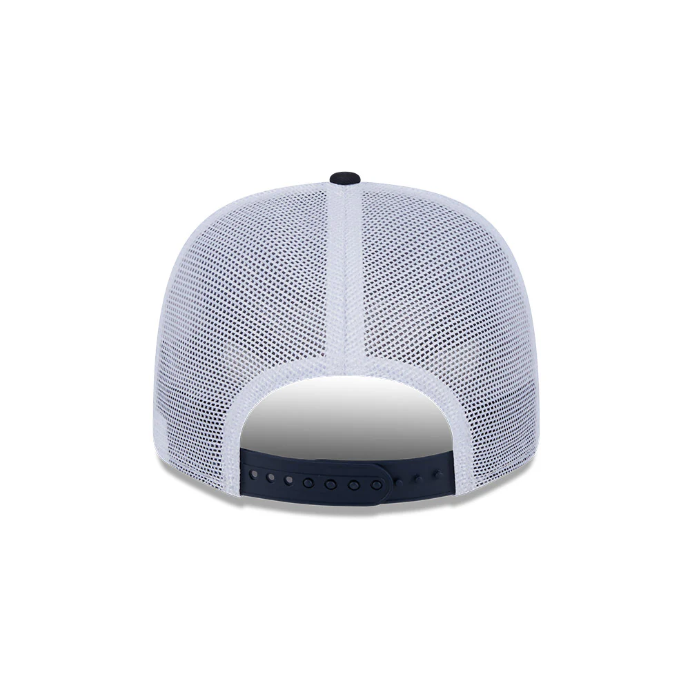 New Era 9Seventy New York Yankees Snapback Trucker Pitch Hat - Navy, White - Image 4