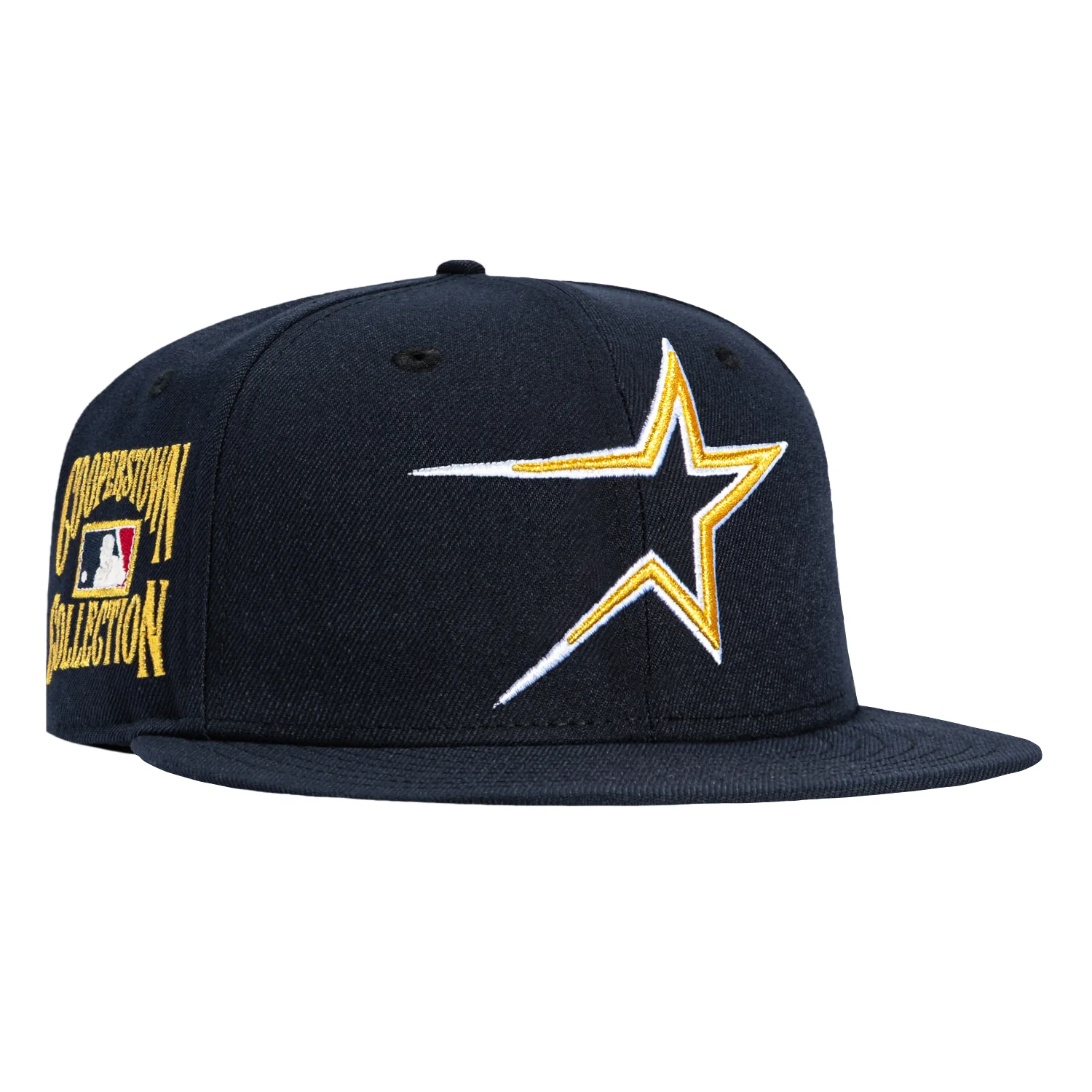 New Era 59Fifty Houston Astros Gold Cooperstown Collection Patch 1994 Hat - Navy