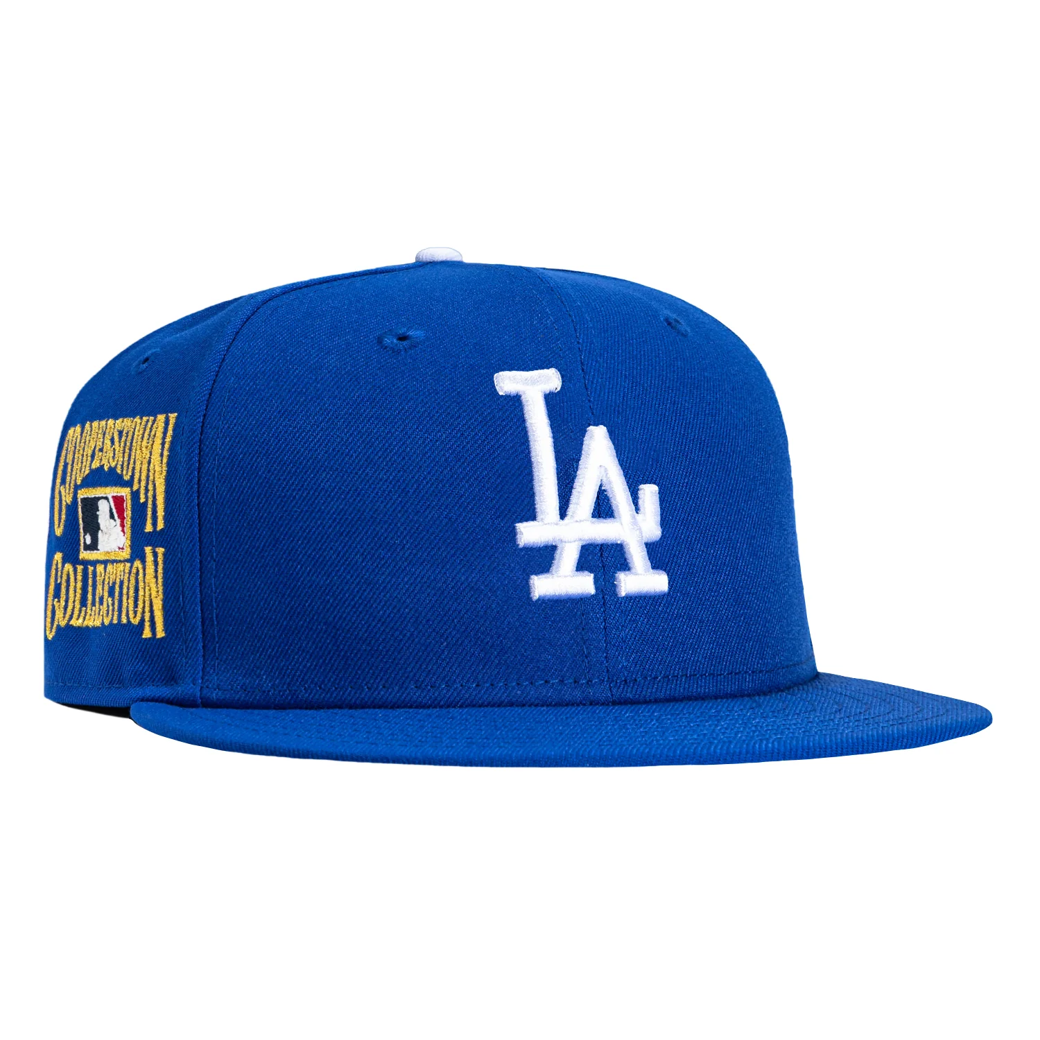 New Era 59Fifty Los Angeles Dodgers Gold Cooperstown Collection Patch Hat - Royal