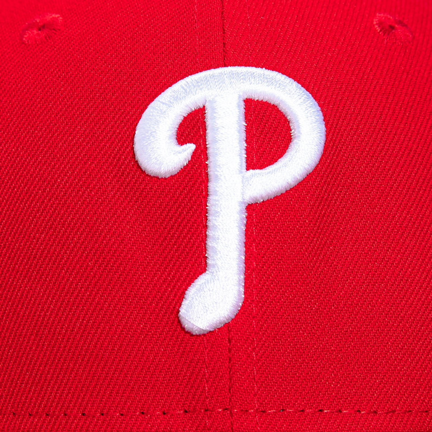 New Era 59Fifty Philadelphia Phillies Gold Cooperstown Collection Patch Hat - Red - Image 4