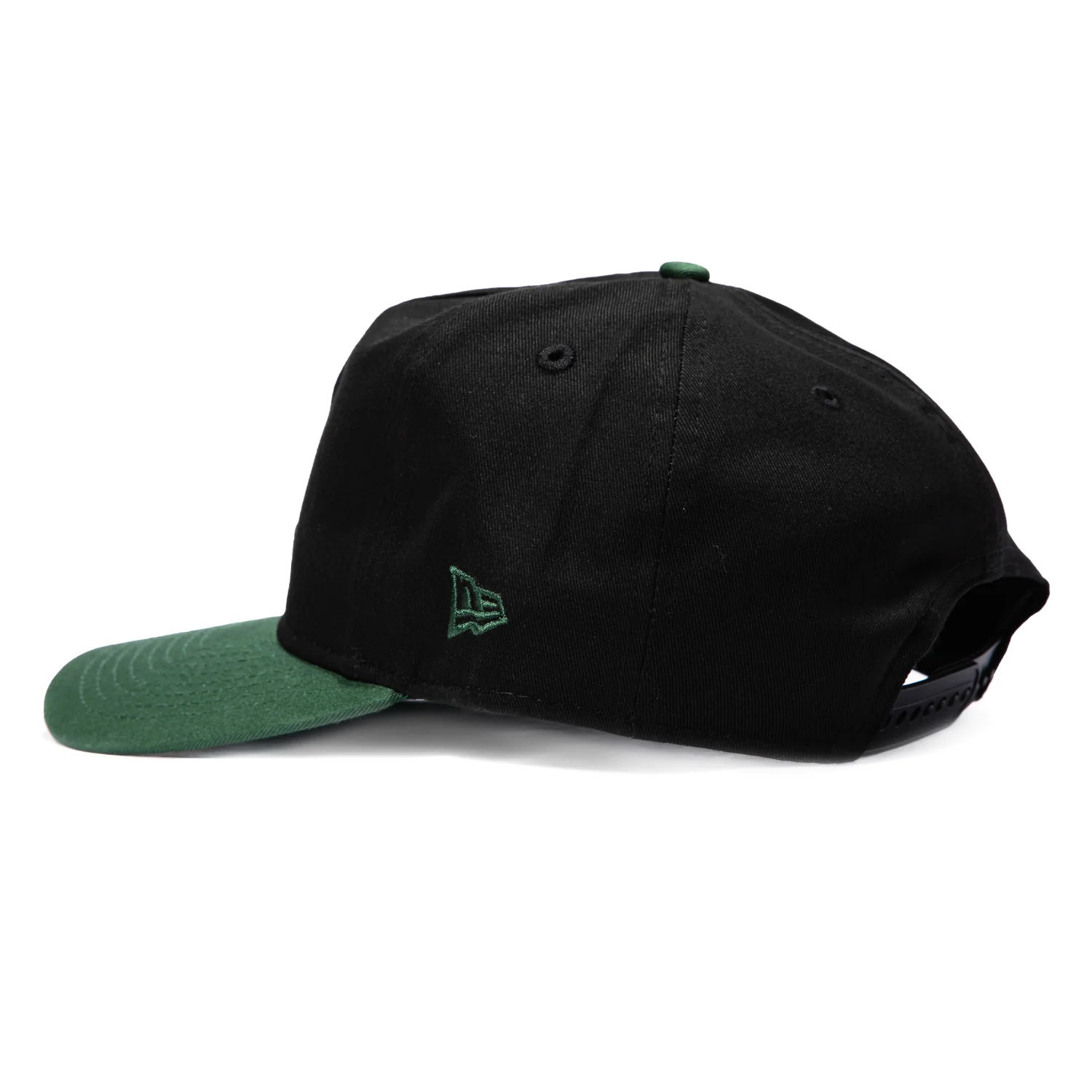 New Era 19Twenty MLB Crest Oakland Athletics Snapback Pre-curved Hat - Black, Green - Image 2