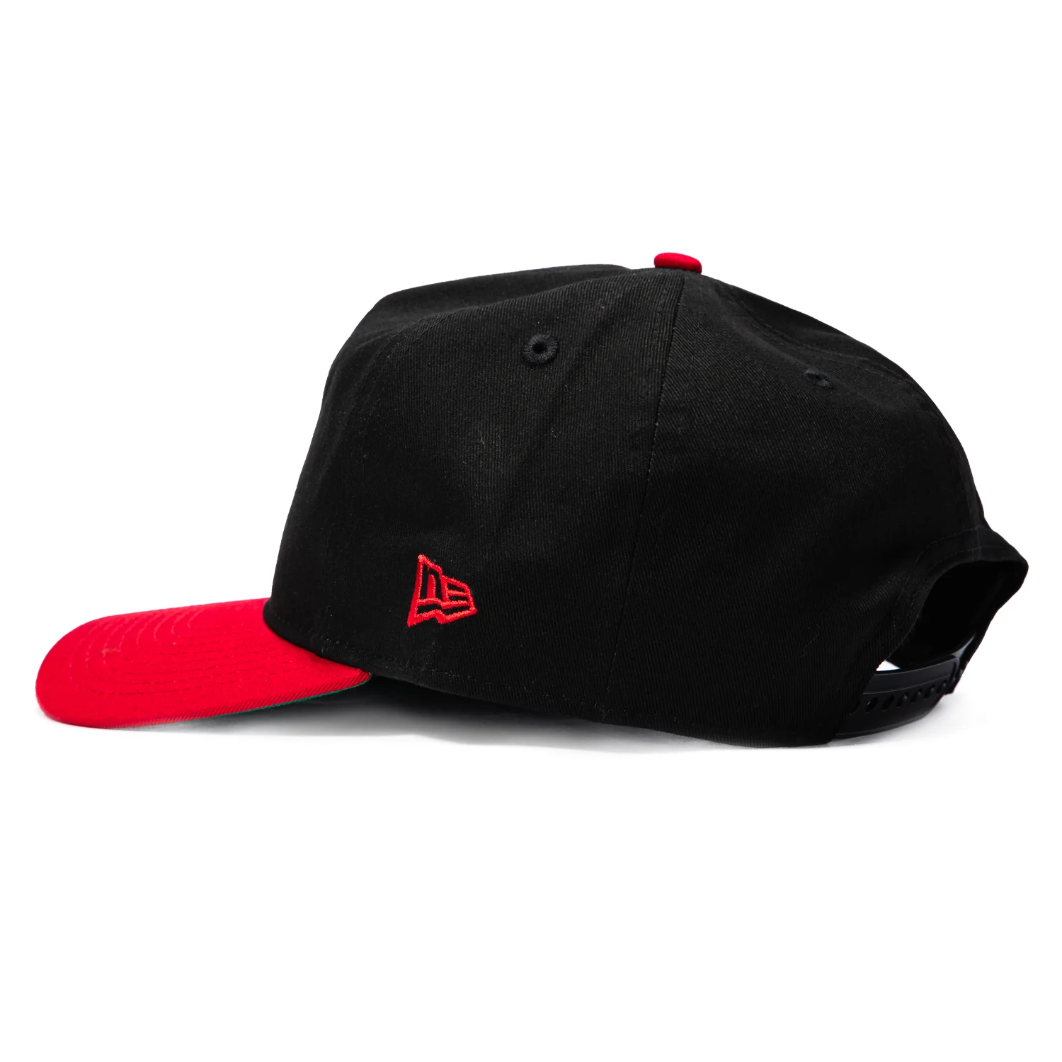 New Era 19Twenty MLB Crest Atlanta Braves Snapback Pre-curved Hat - Black, Red - Image 2
