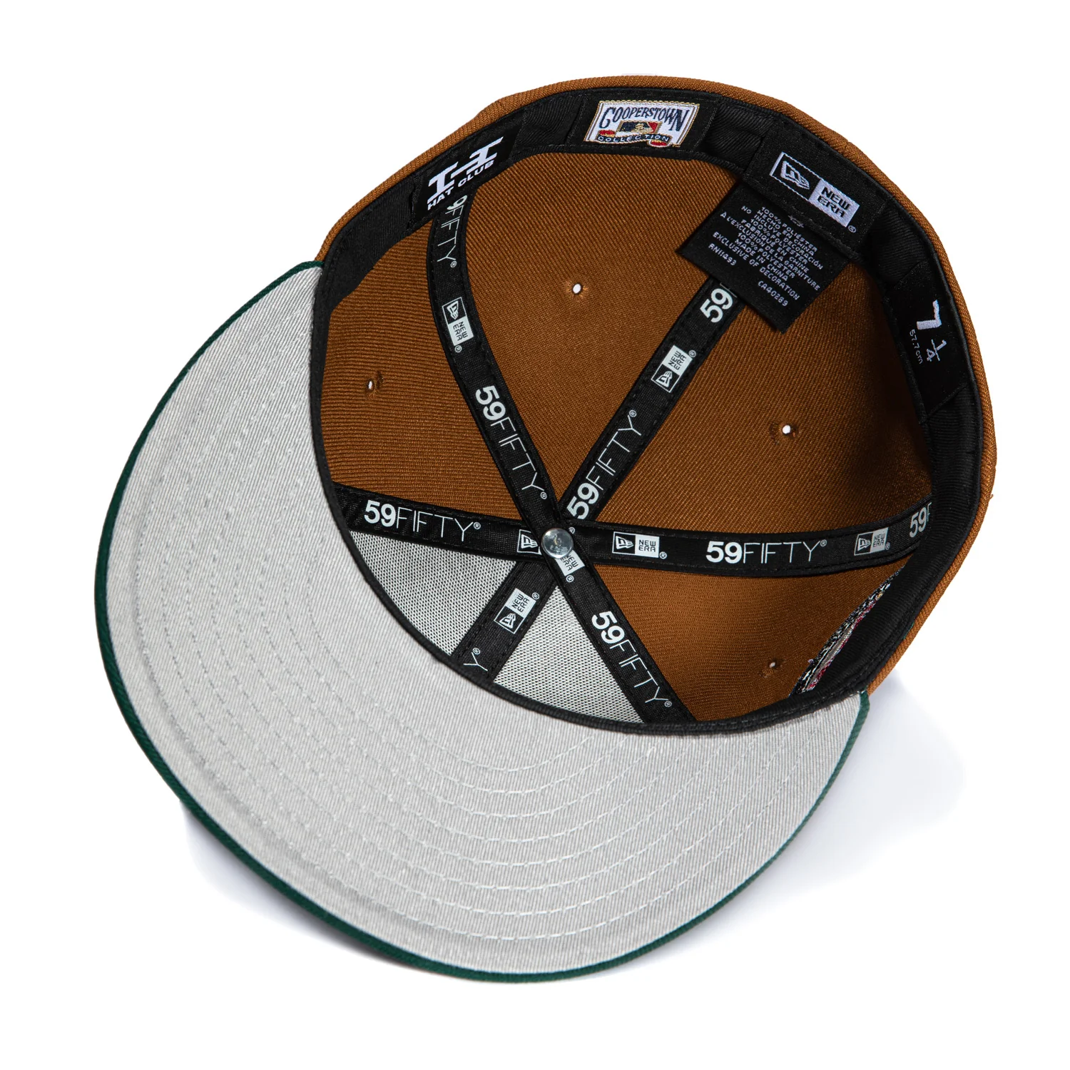 New Era 59Fifty Just Desserts Atlanta Braves 2017 Inaugural Patch Hat - Brown, Green - Image 2